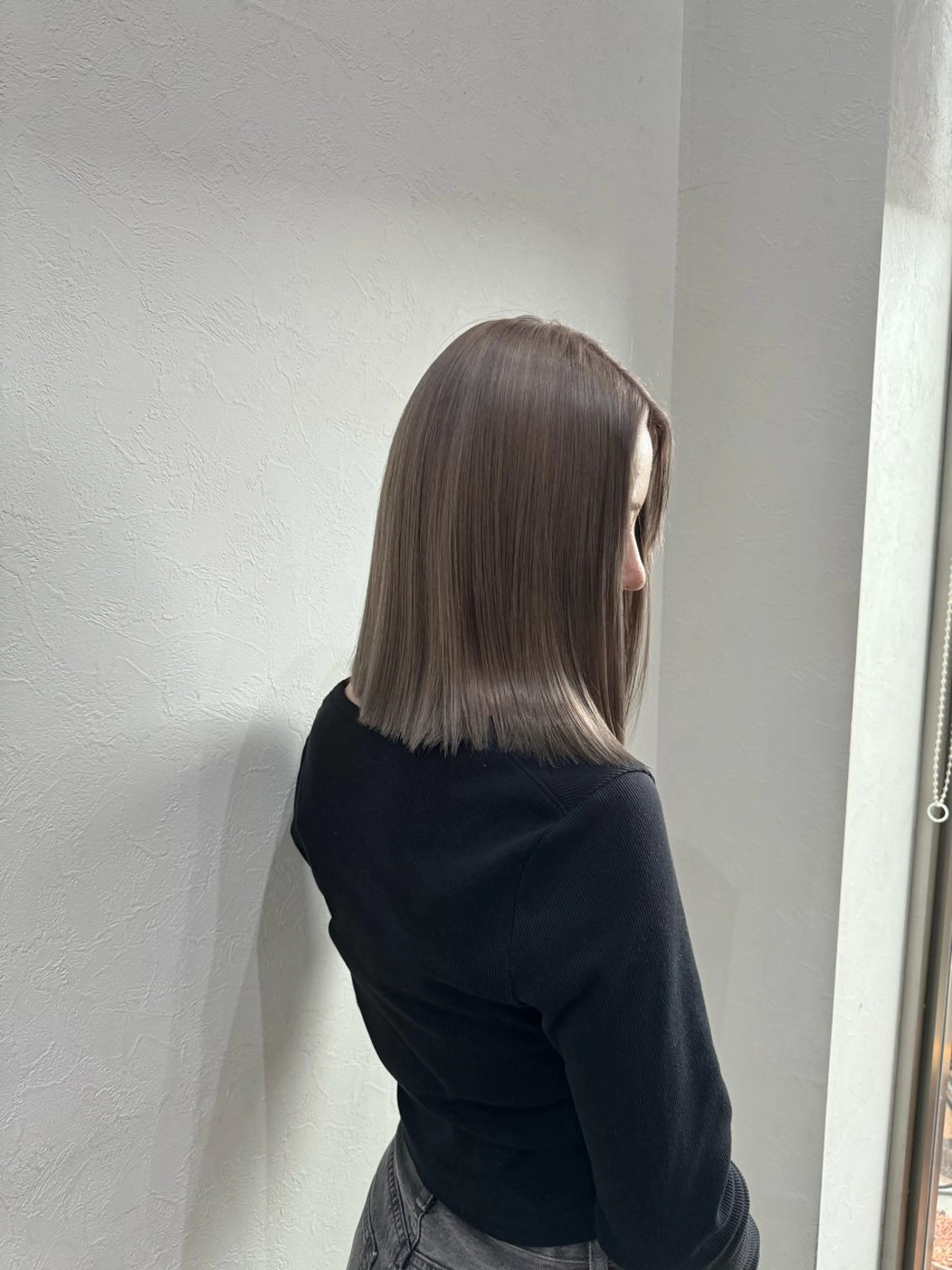 ミディアム カラー ヘアカラー トリートメント 松本 晴琉のヘアスタイル