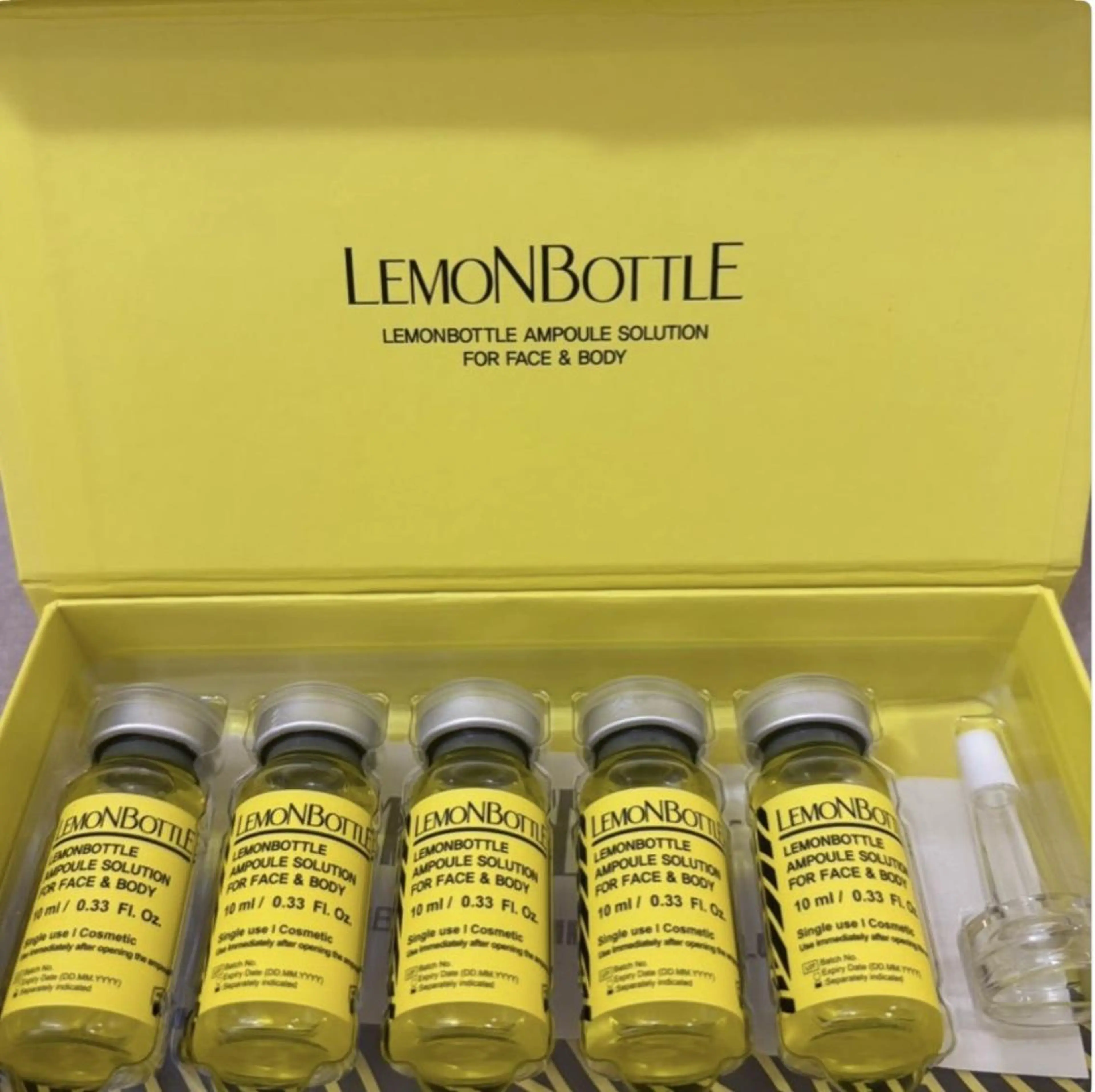 ⚠️現金のみ⚠️【モニター様募集／口コミ必須】 レモン🍋ボトルエレクトロポーション導入の写真