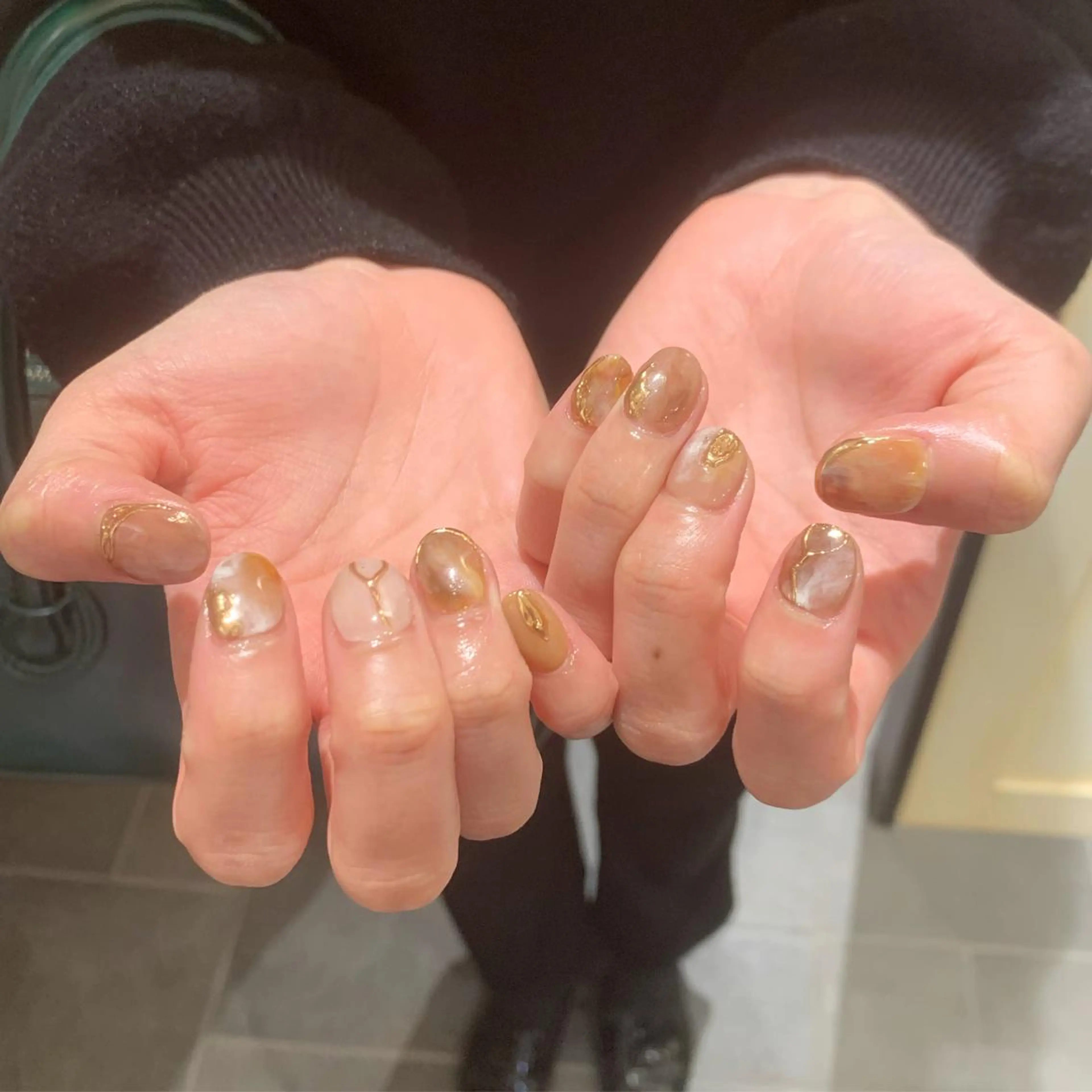 ネイル ニュアンスネイル ハンドネイル Imyme mine Rioのネイルデザイン