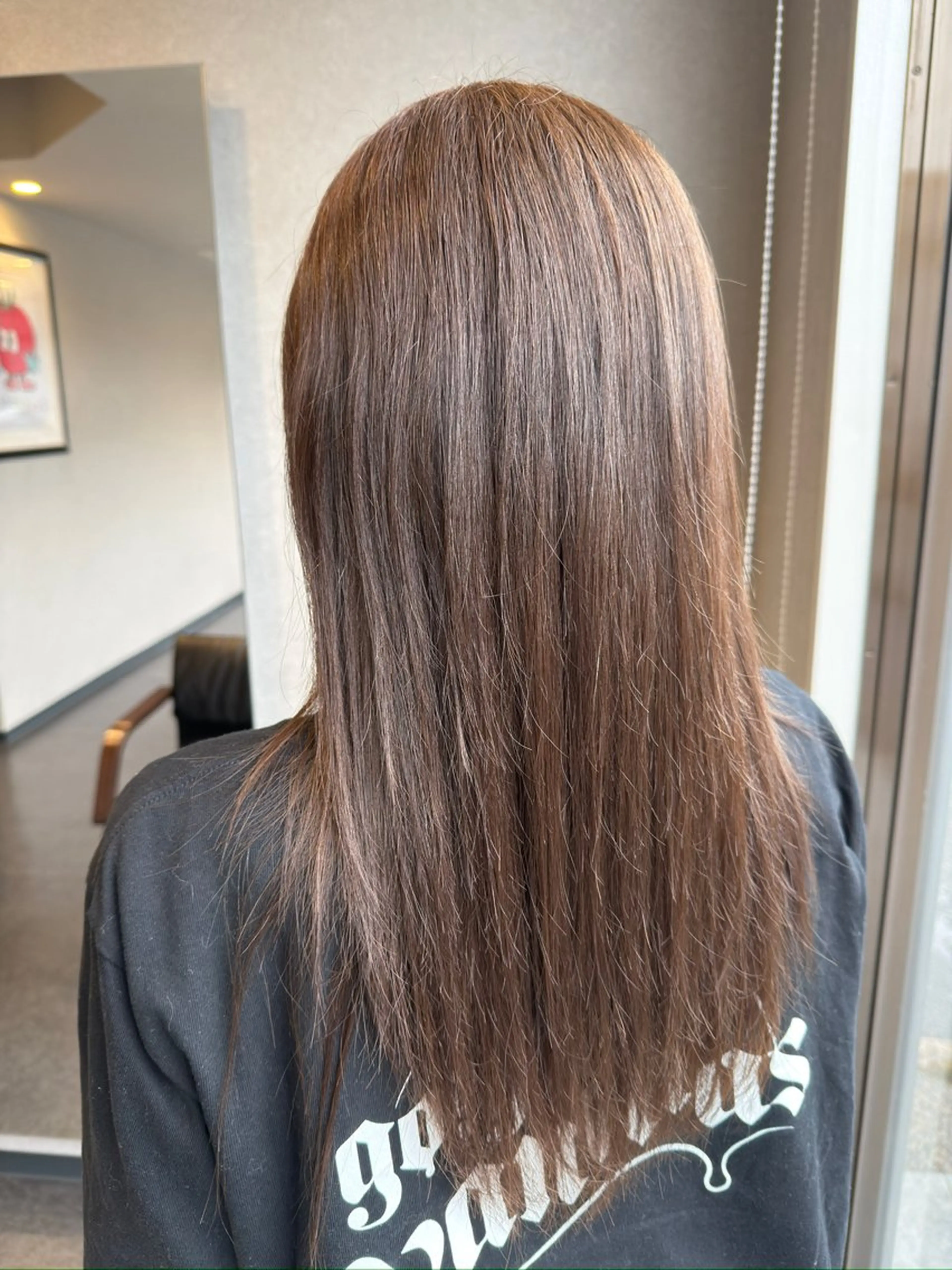 セミロング 髪質改善⚡️カラー 🍀武久 誠🍀のヘアスタイル