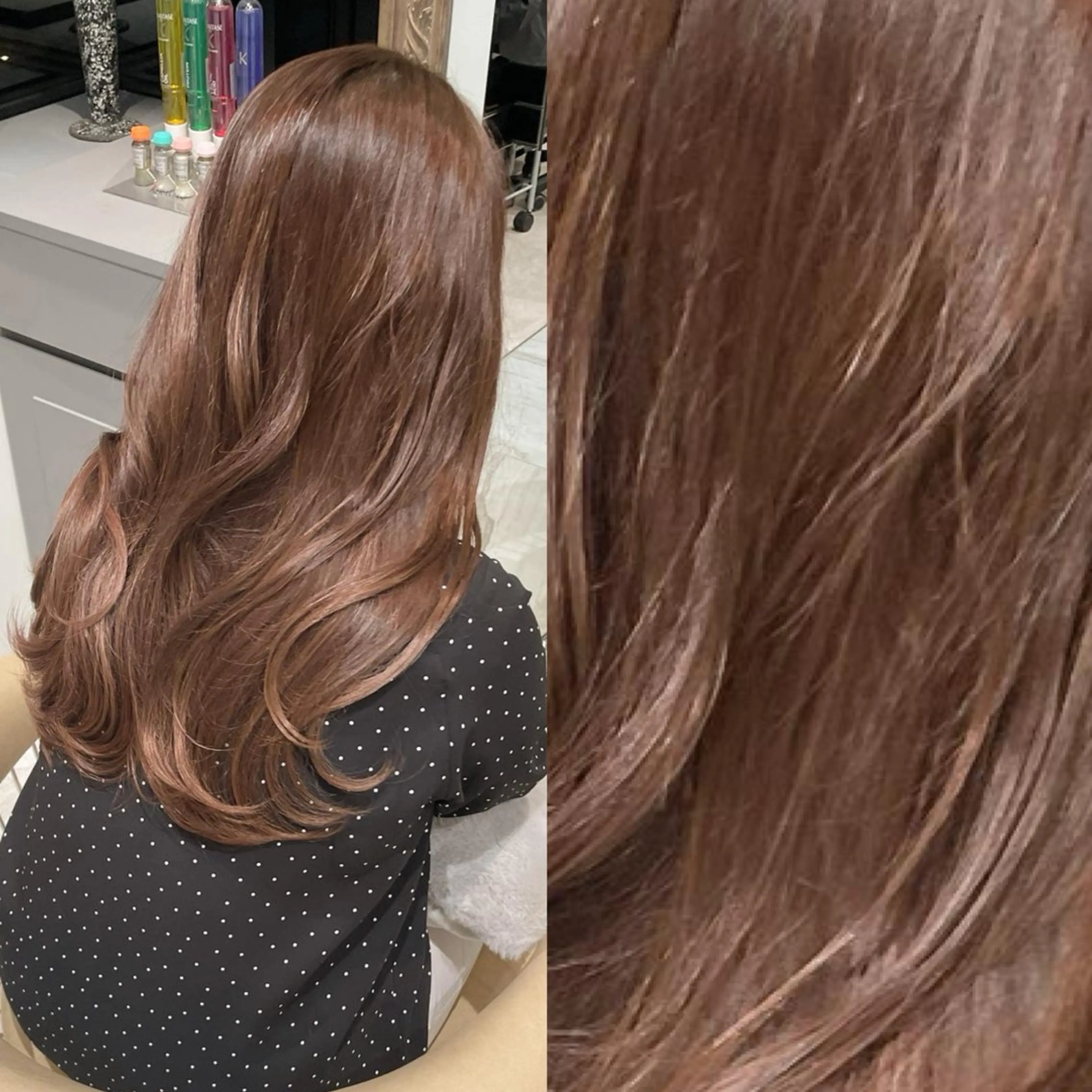 ロング カラー ヘアカラー トリートメント カラーモデル募集三浦 愛哉のヘアスタイル