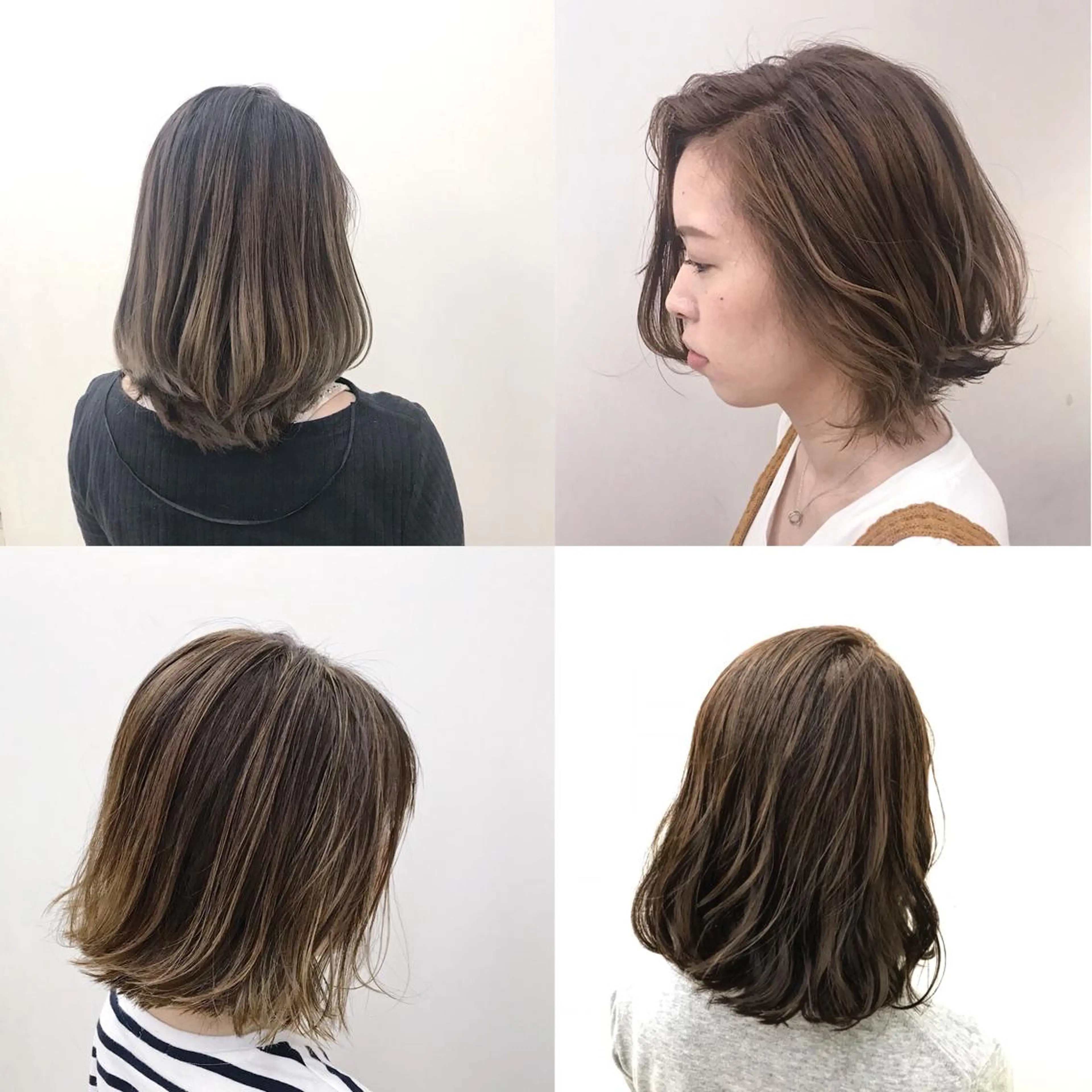 ミディアム カラー ヘアカラー ブリーチカラー/ 岩破瑞希のヘアスタイル