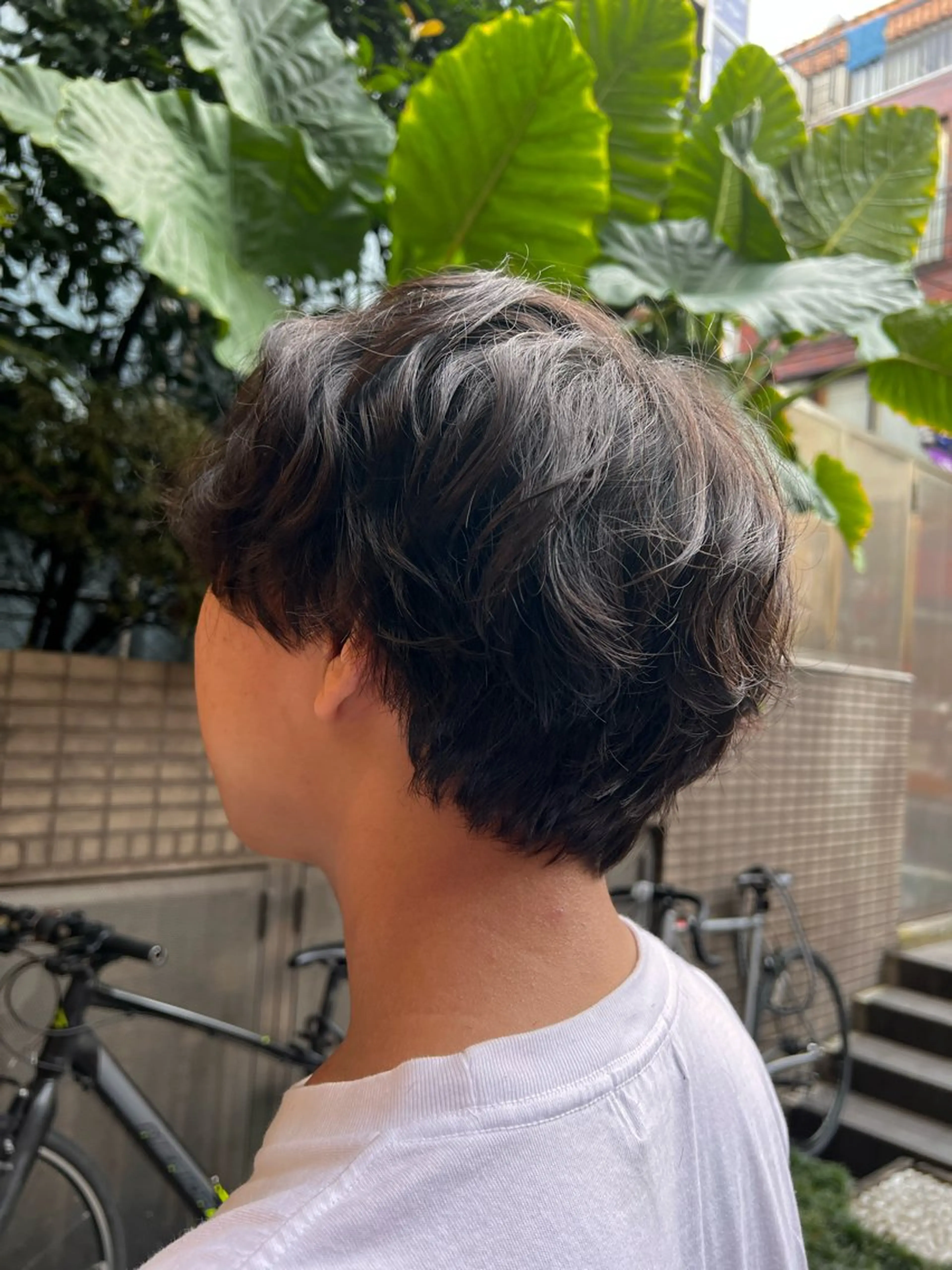 ✨メンズカット&デザインパーマ✨炭酸泉＋高級トリートメント付きの写真