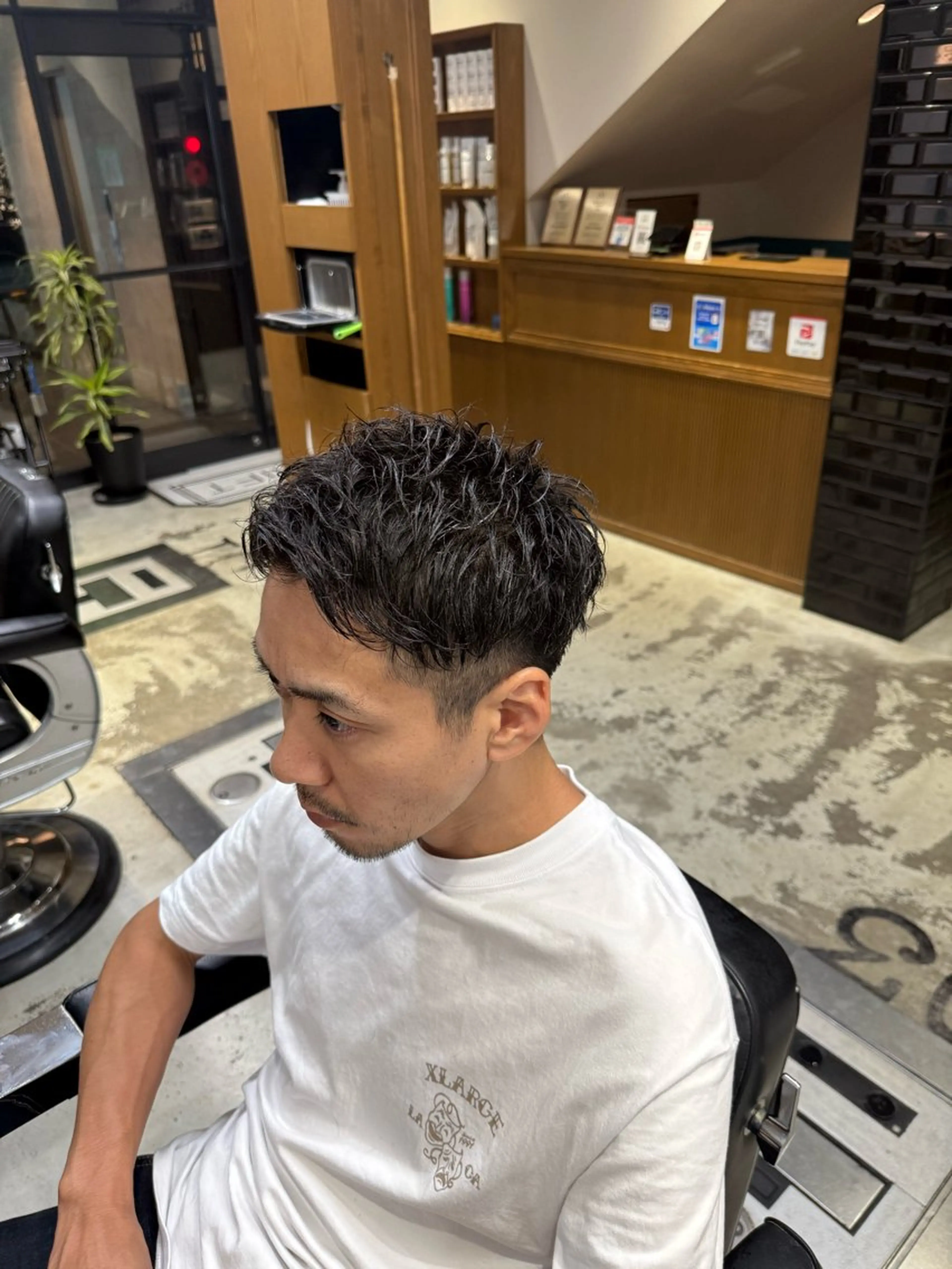 ショート メンズ 刈り上げ ショートヘア パーマ・カラー特化/ メンズ美容師米田幸平のヘアスタイル