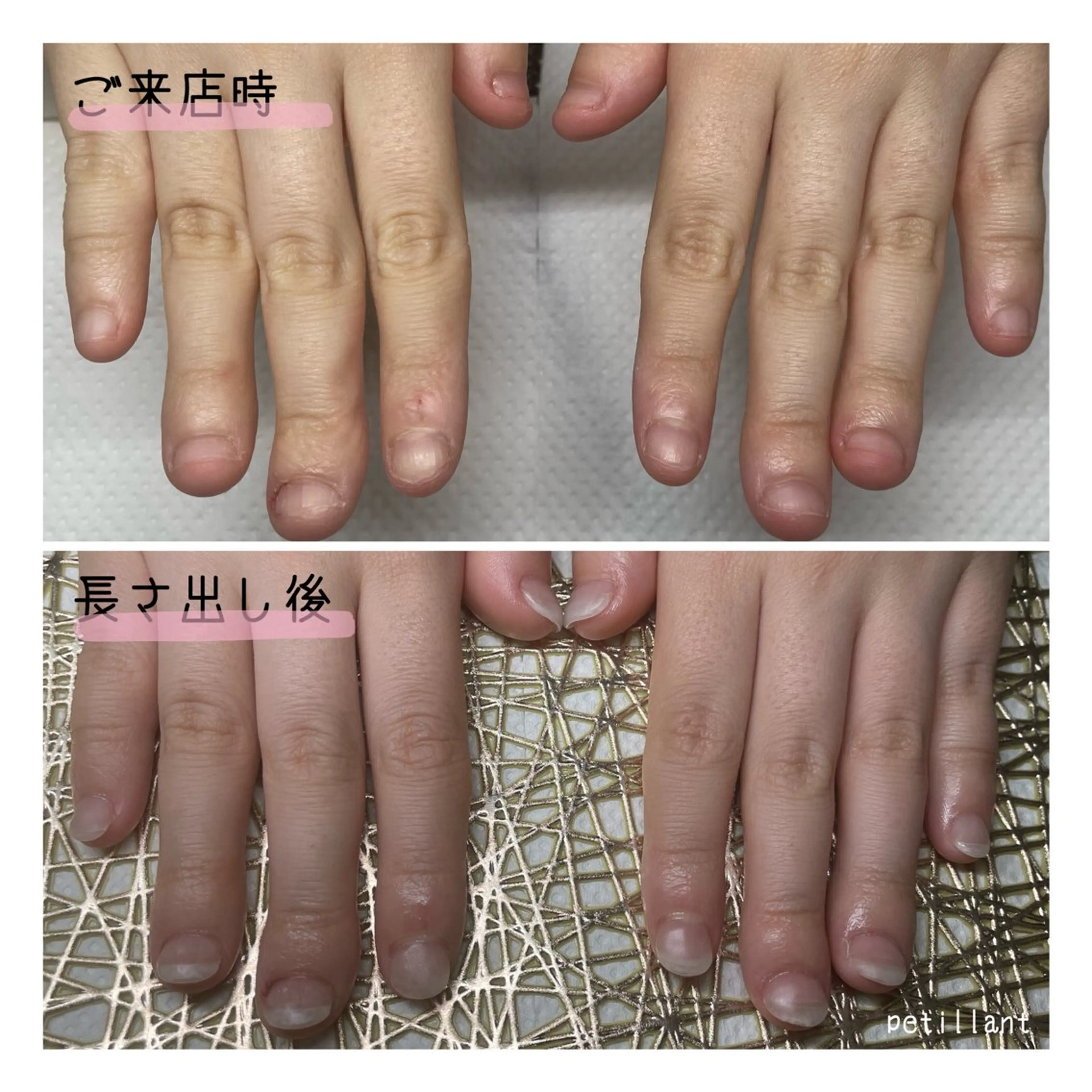 ネイル クリアネイル ジェルネイル マットネイル ハンドネイル ハンドケア nail salon petillantのネイルデザイン