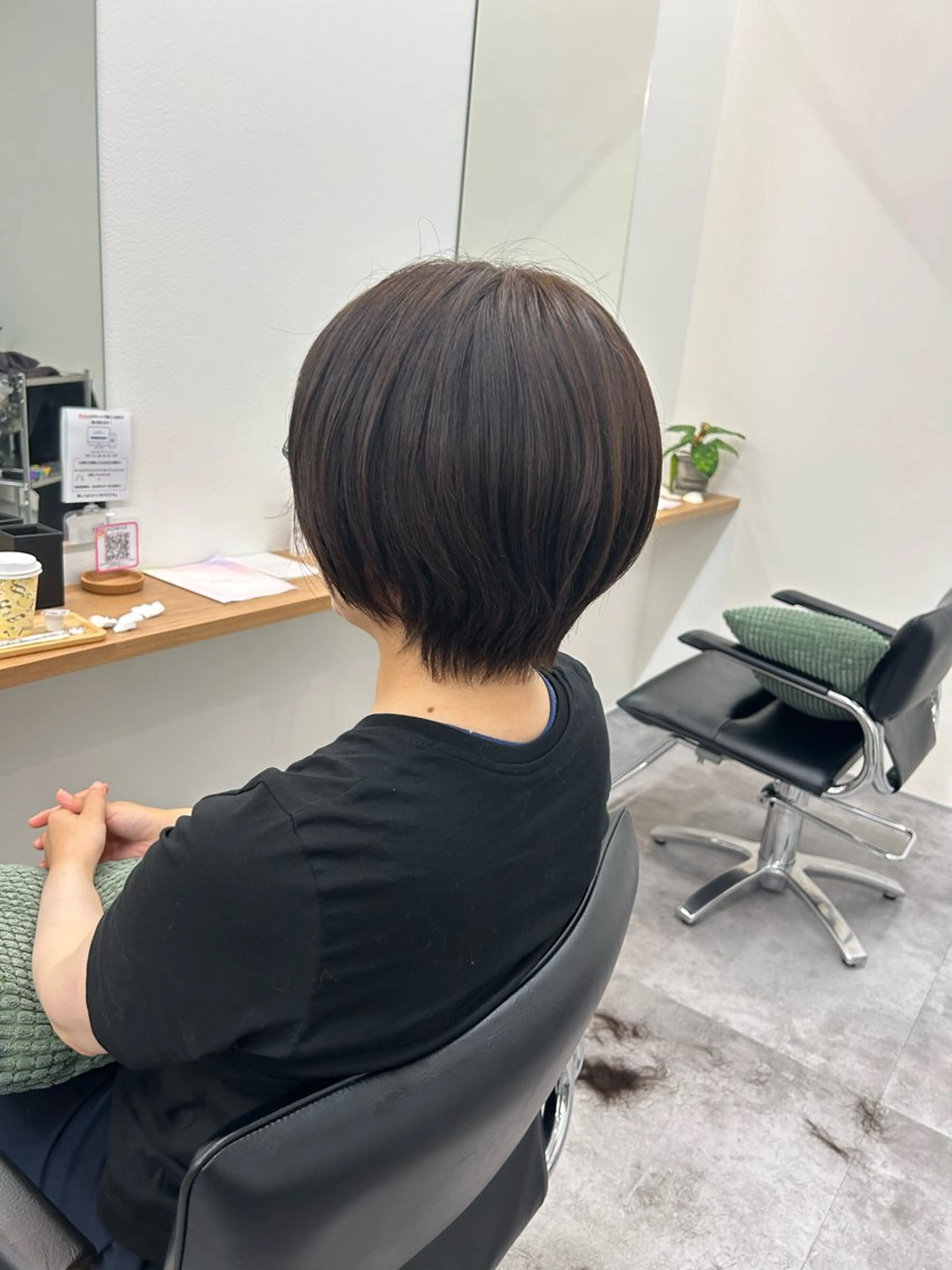 ショート ショートボブ ボブ ショートヘア 齋藤 真帆のヘアスタイル