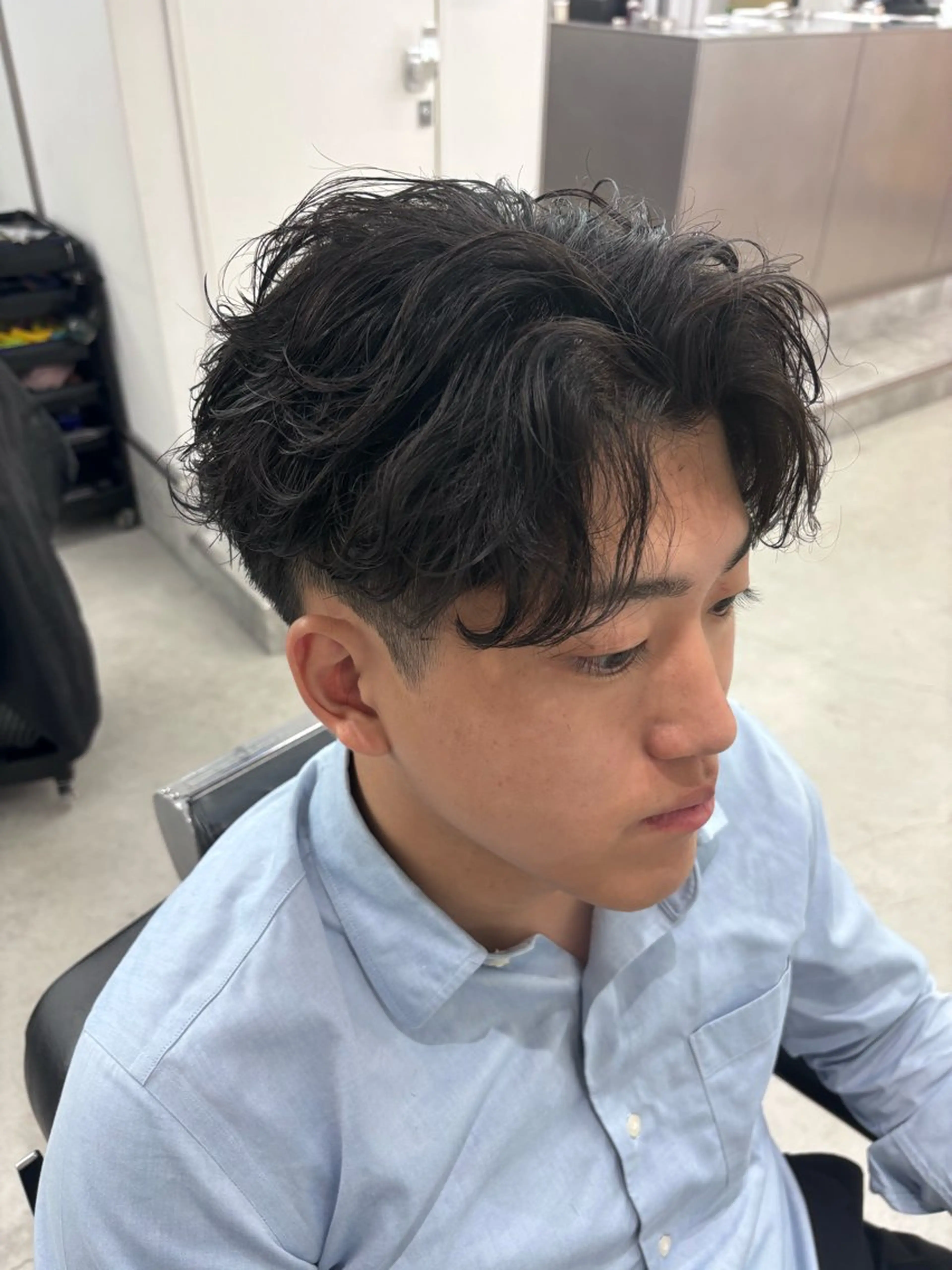 パーマ メンズ カット パーマ 土岐 仁/メンズ専門 パーマ特化美容師🌀のヘアスタイル