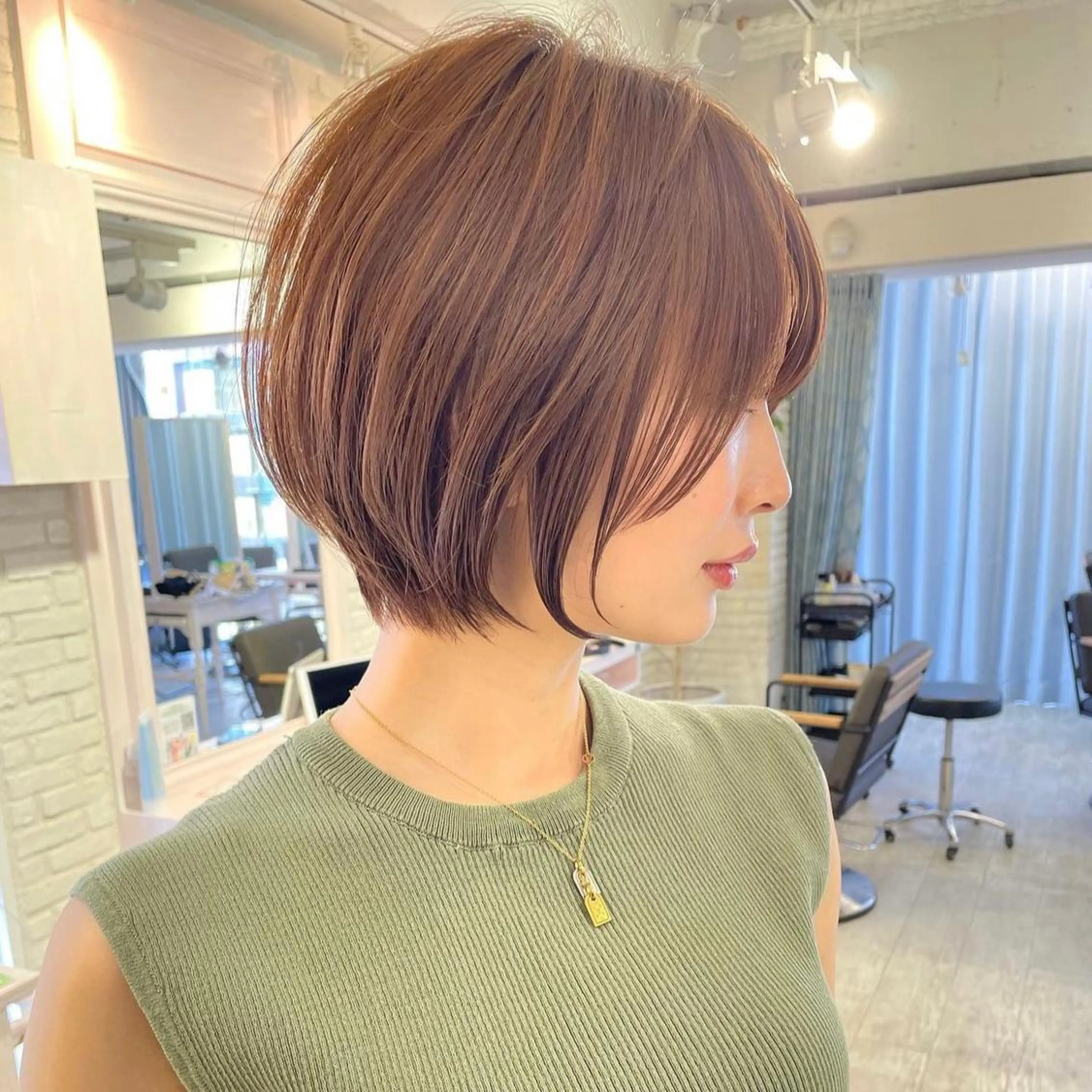 ショート カット ヘアカラー トリートメント サロウィン銀座RAYⅡ所属・❣️髪質改善/ 美髪矯正/沼座悠人のヘアスタイル