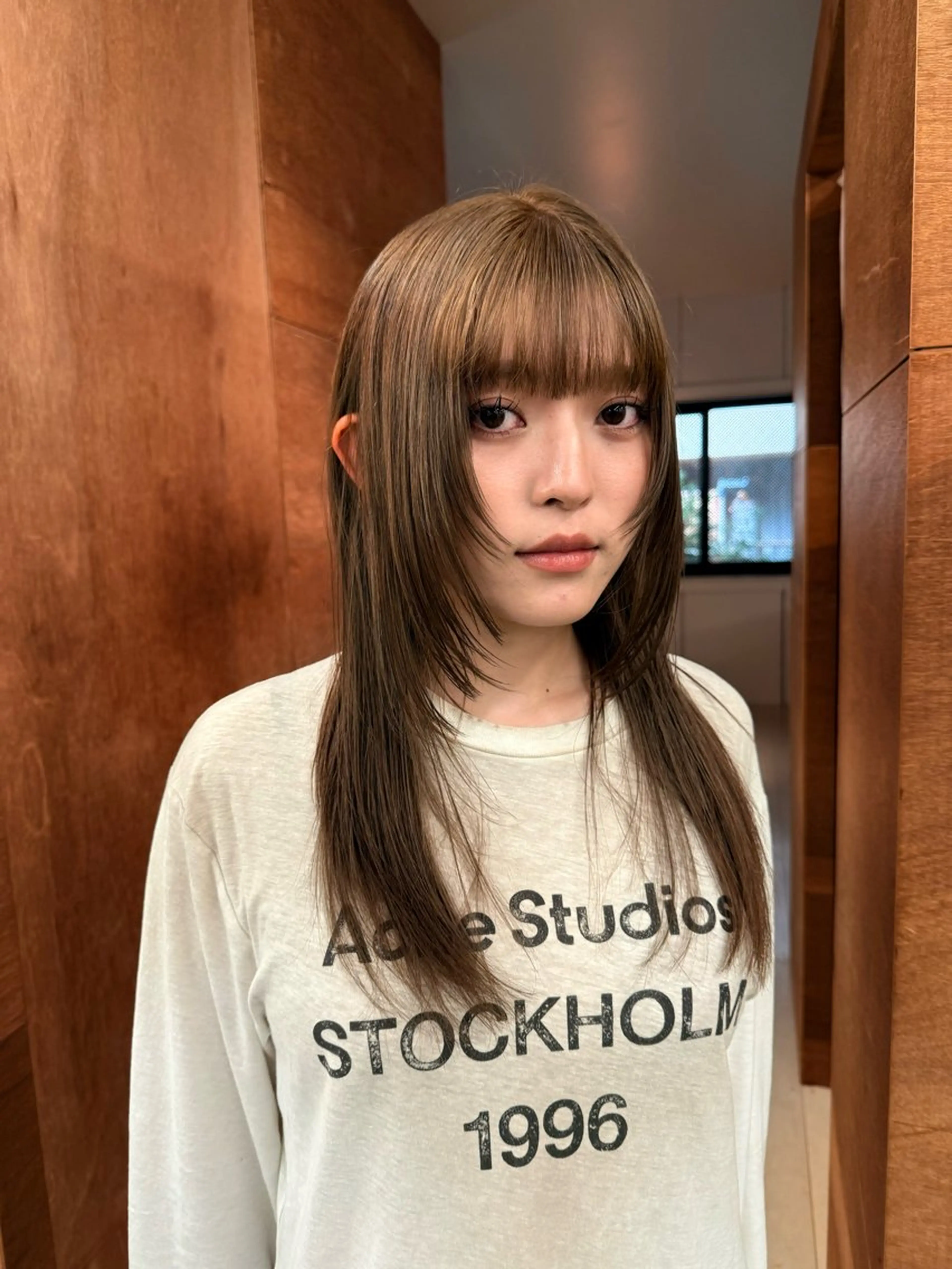 ブリーチを使わないダブルカラーの写真