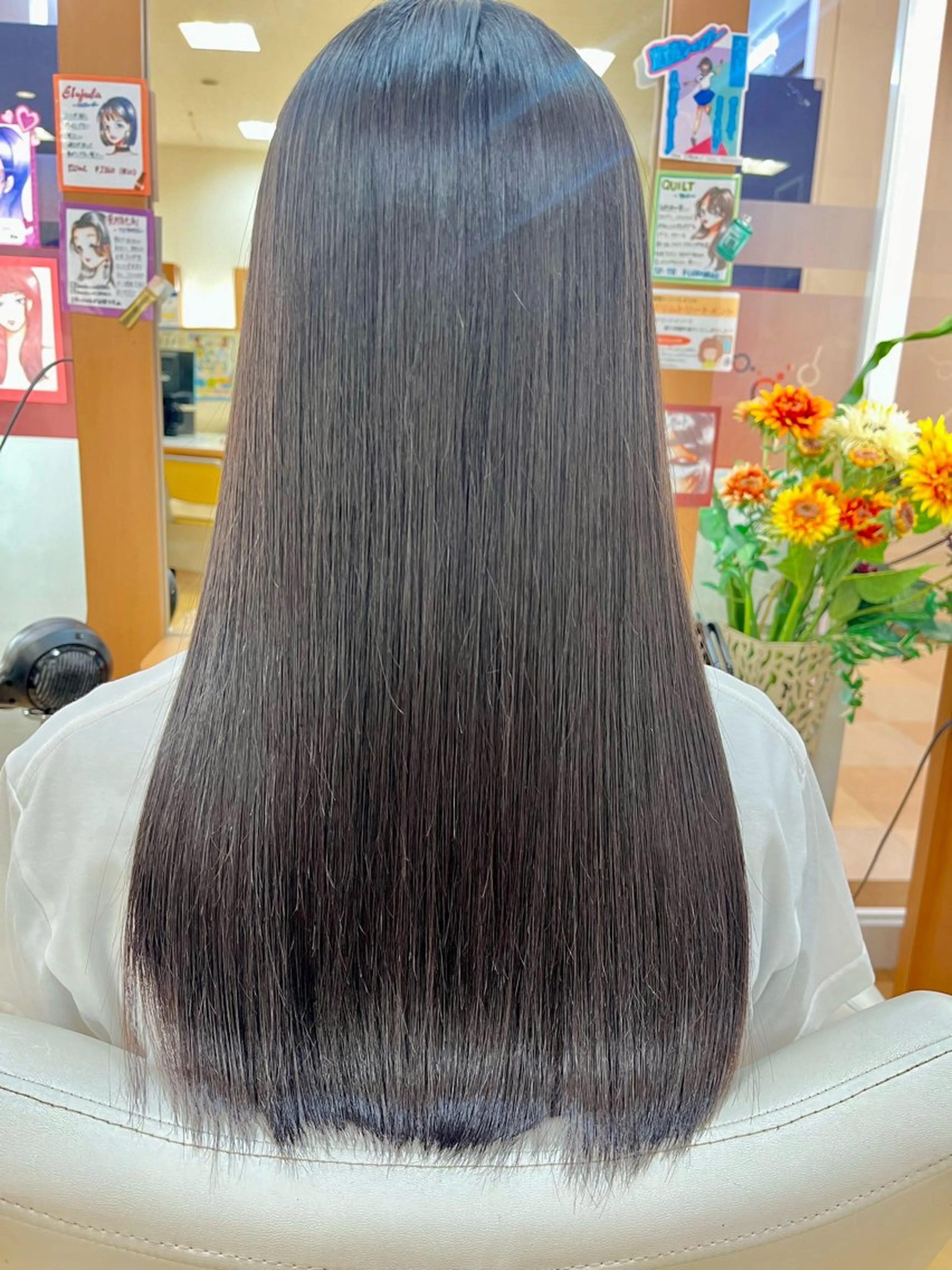 ロング 縮毛矯正 縮毛矯正 遠山 祐樹のヘアスタイル