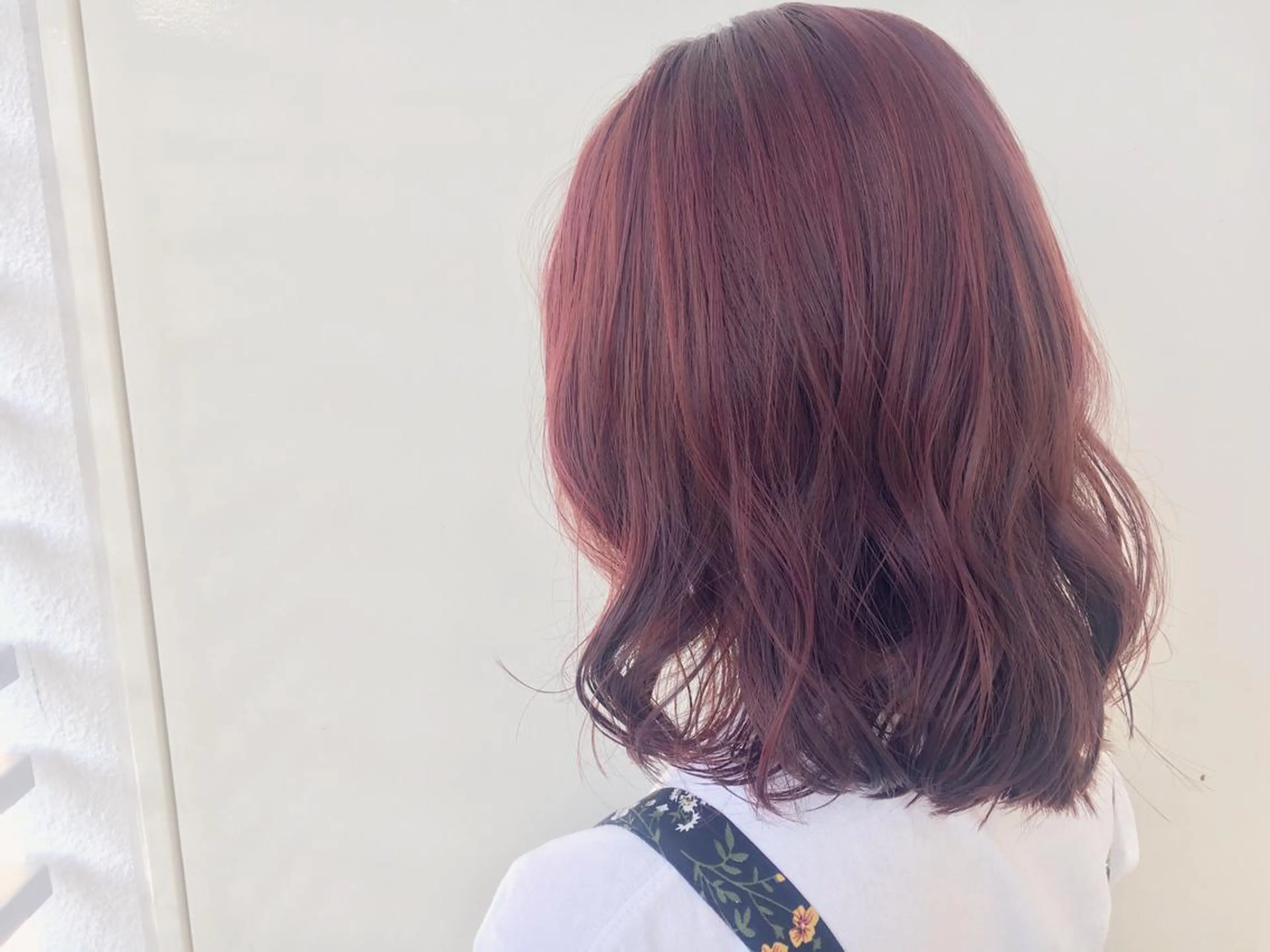 ミディアム カラー パーマ ヘアアレンジ Zina福岡天神🪞 髪質改善🪞レイヤーのヘアスタイル