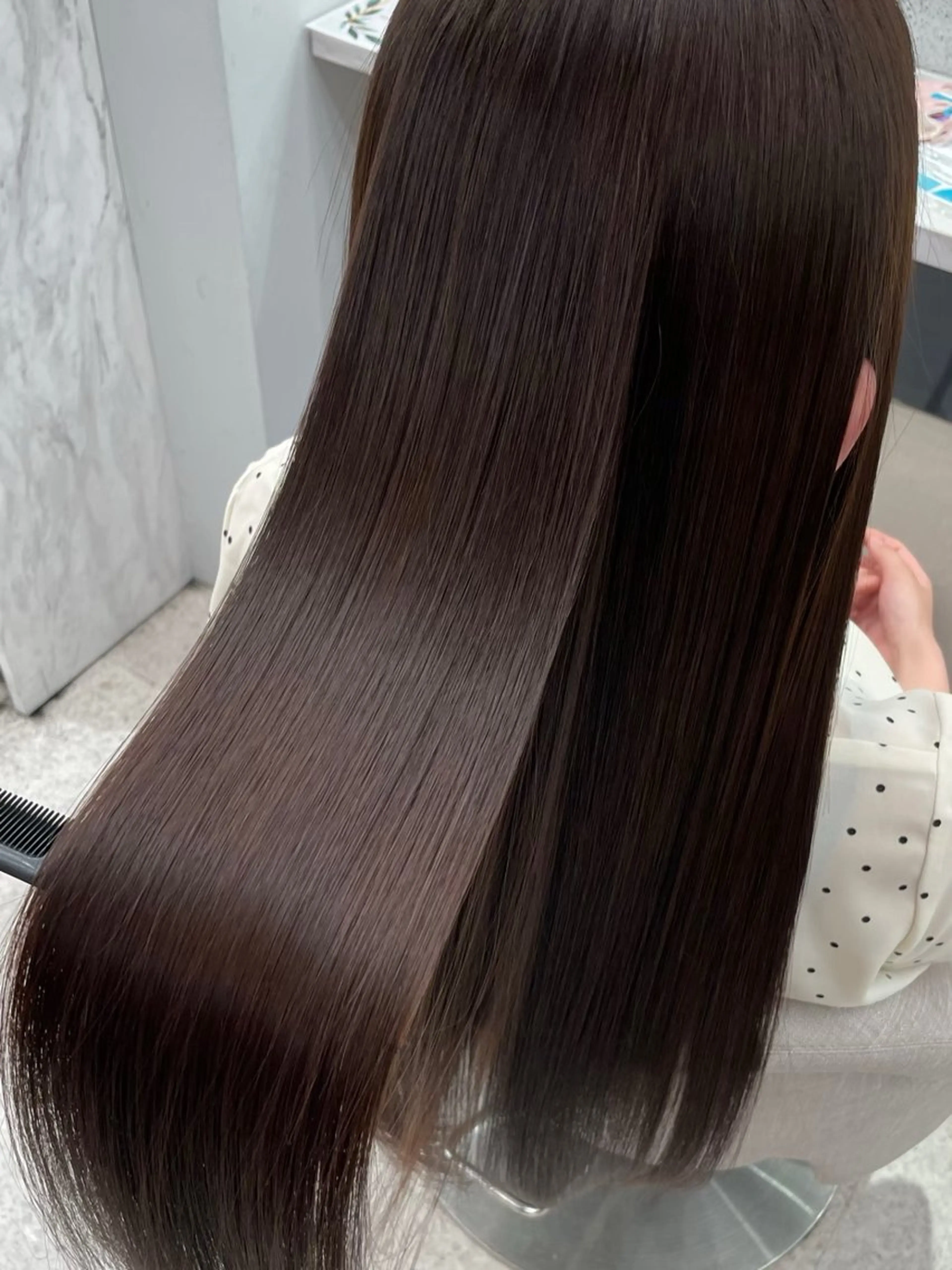 りきと🦋河原町 縮毛矯正/艶カラーのヘアスタイル