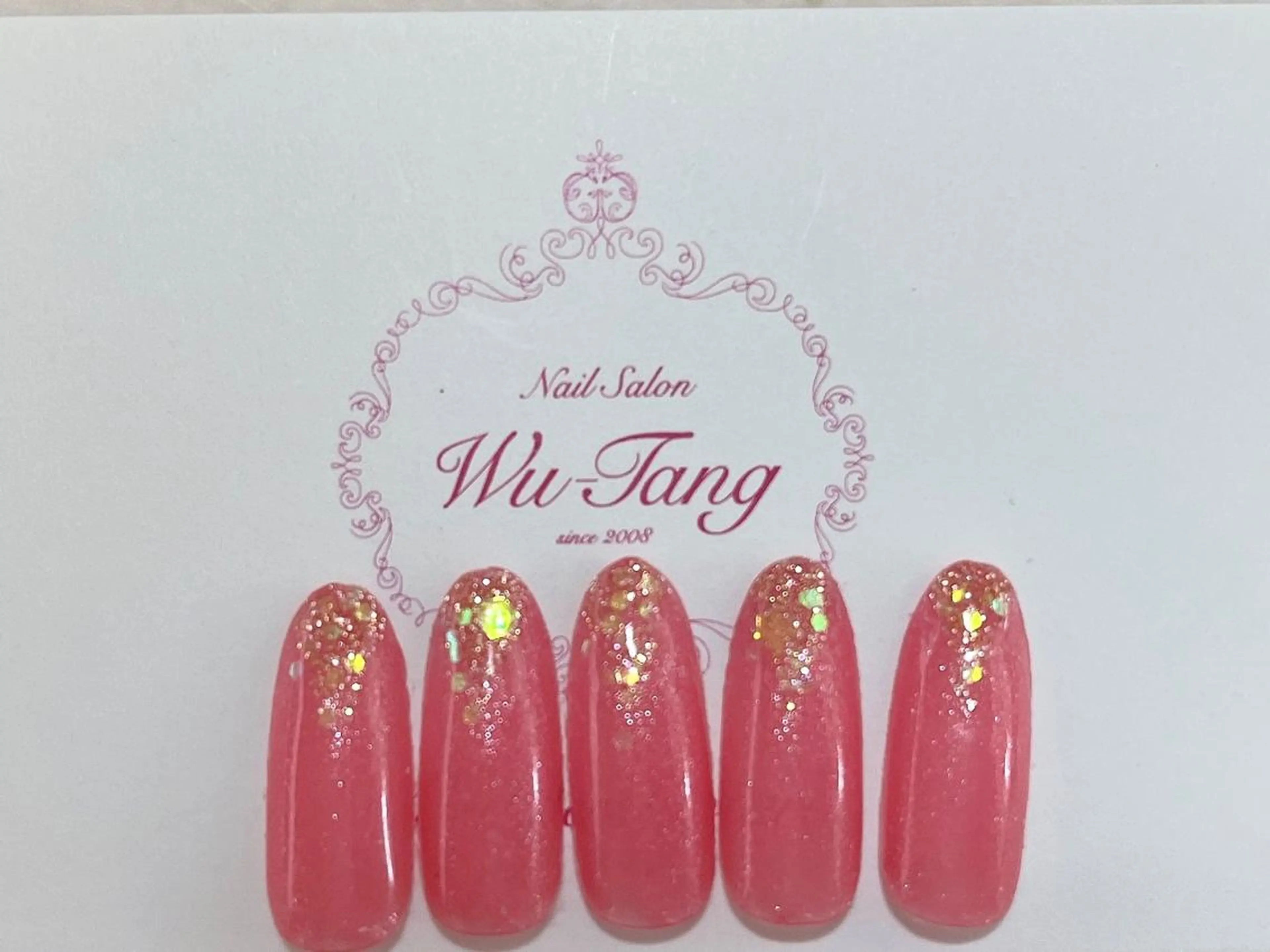 ネイル アートネイル シンプルネイル 堤 花のネイルデザイン