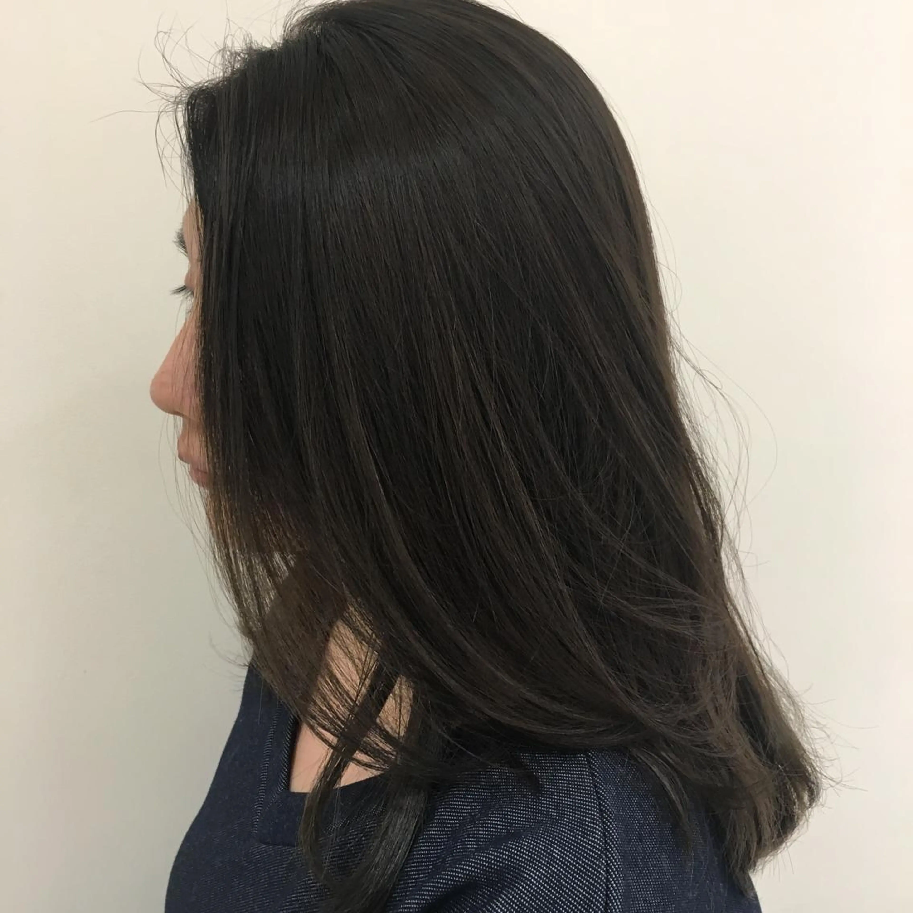 セミロング カラー パーマ ヘアアレンジ マツエク・マツパ 💎耳ツボジュエリー ×銀座美容室💎のヘアスタイル