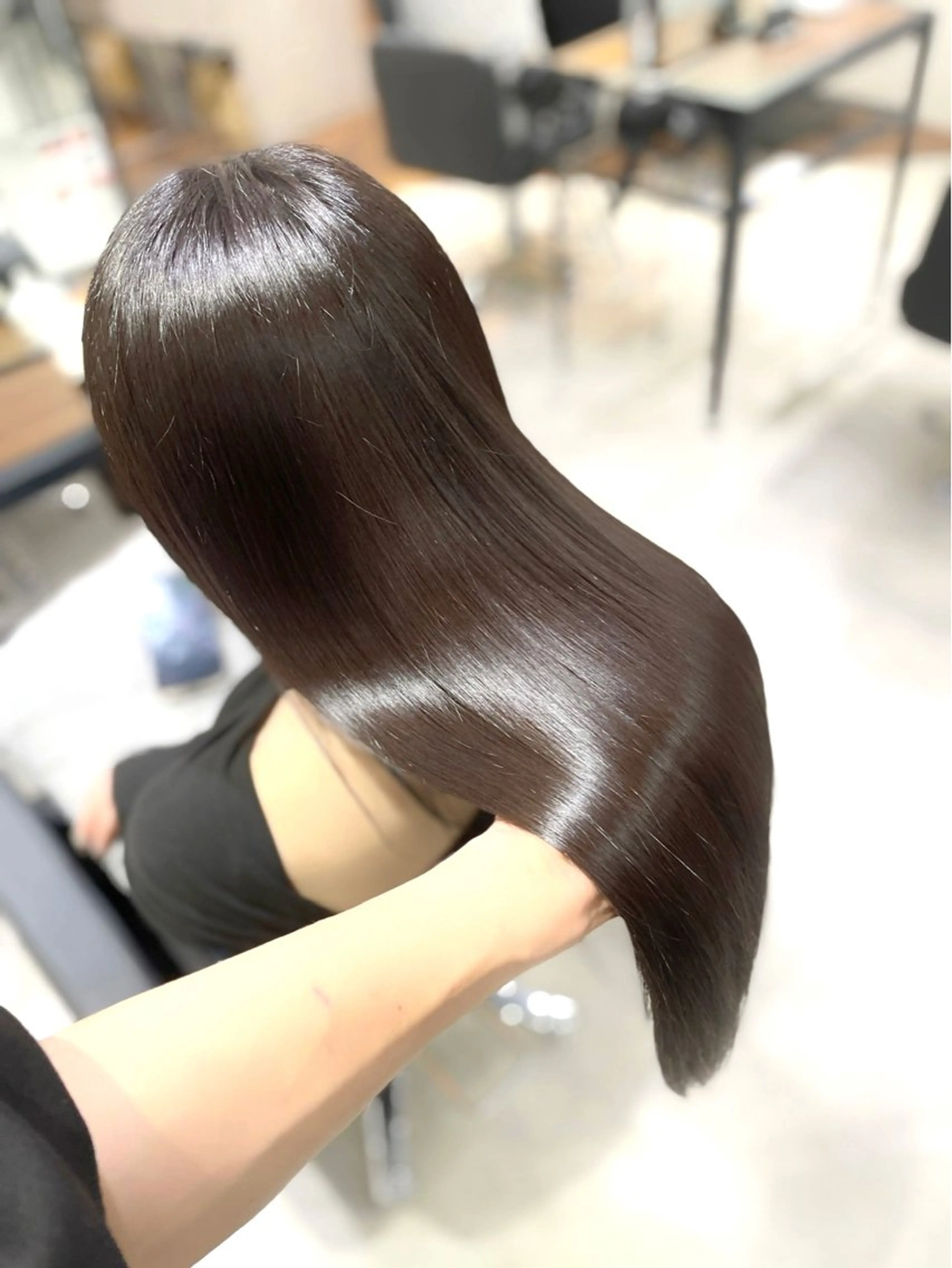 ロング 髪質改善 縮毛矯正 カット 縮毛矯正 トリートメント 杉野🫧美髪🫧 Zina博多店長のヘアスタイル