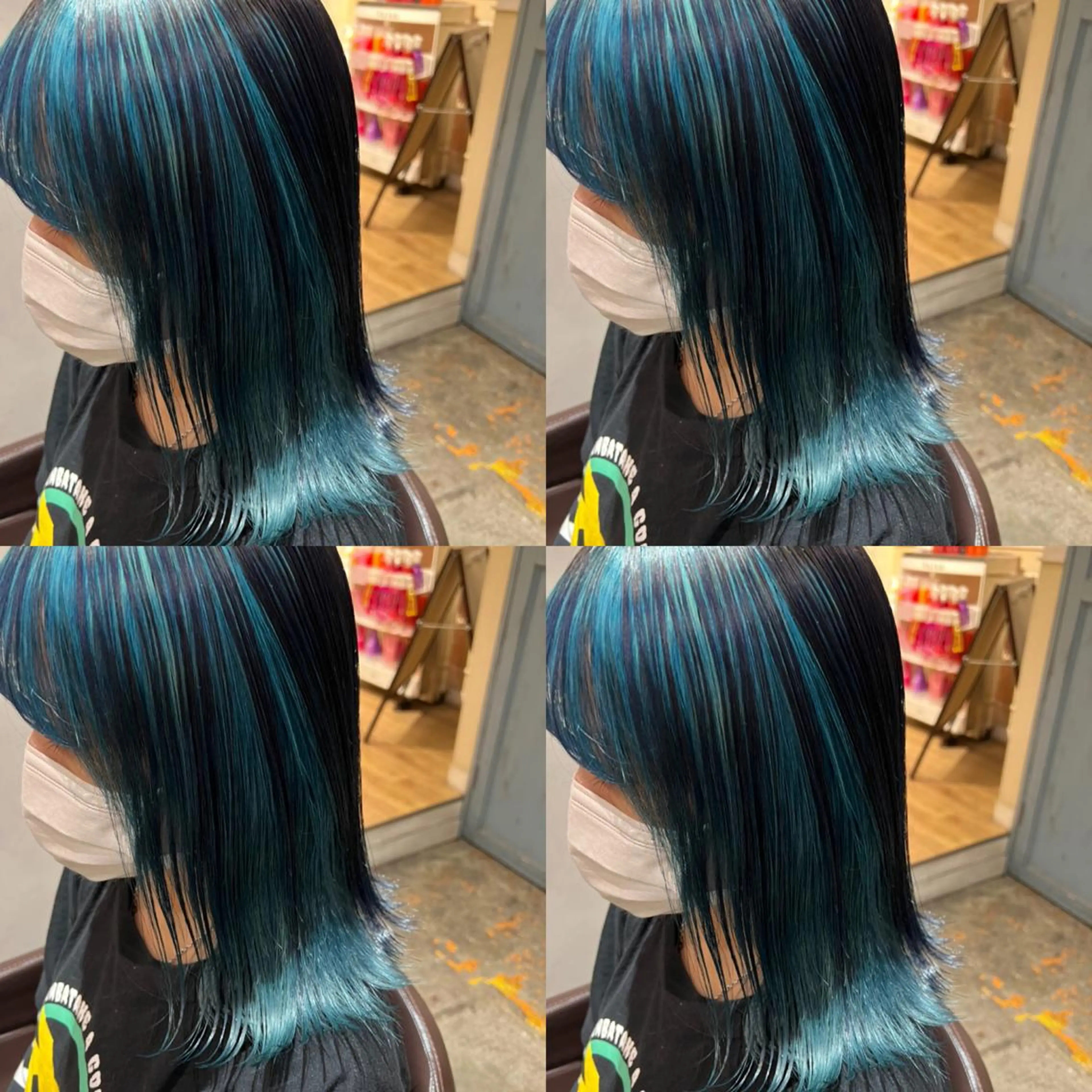 ミディアム カラー レイヤー×艶髪特化 マネージャー安藤光司のヘアスタイル