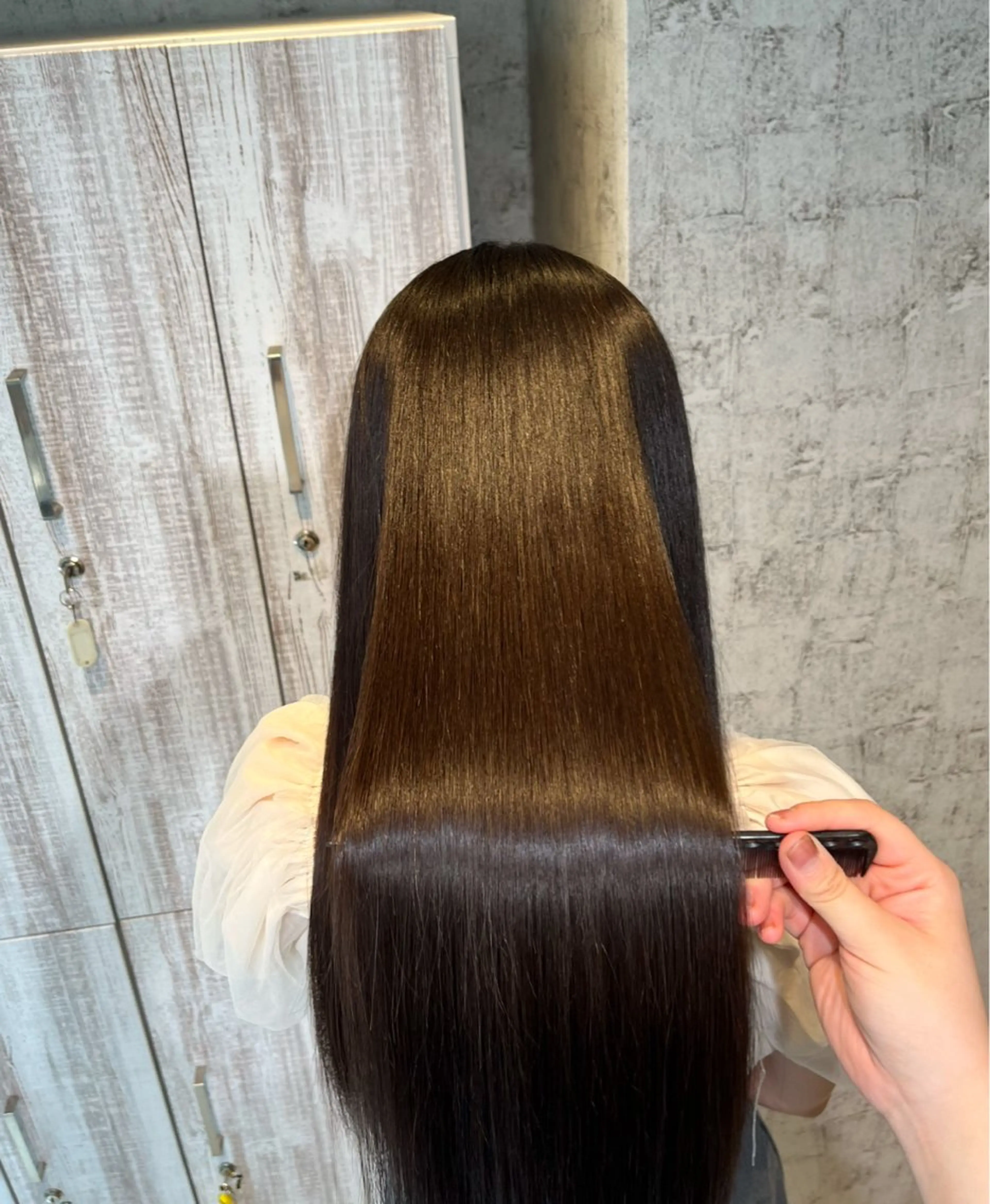 セミロング カラー ヘアカラー トリートメント ✨髪質改善＆eye✨ ななみのマツエク・マツパデザイン