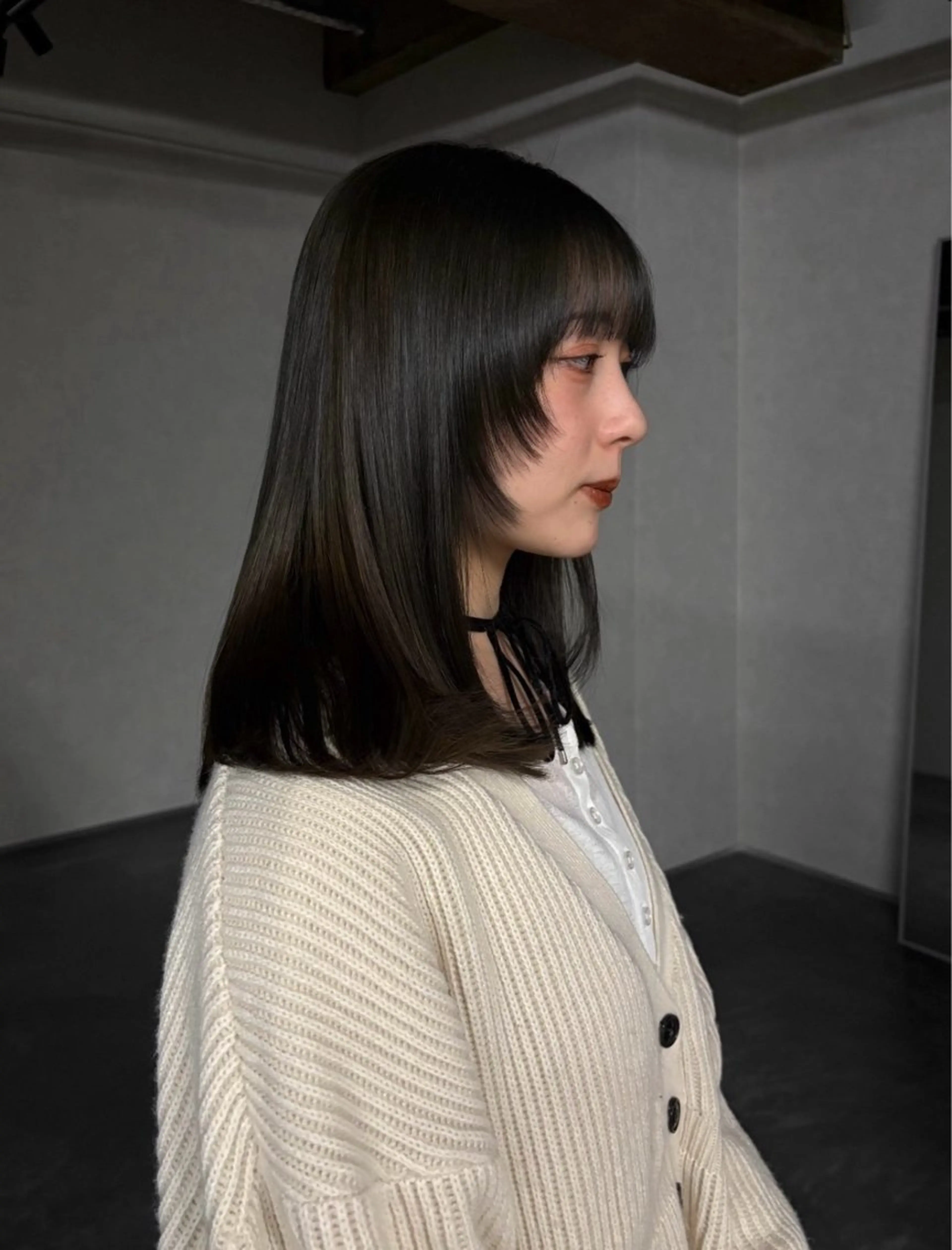 カラー 中川 穂乃果のヘアスタイル