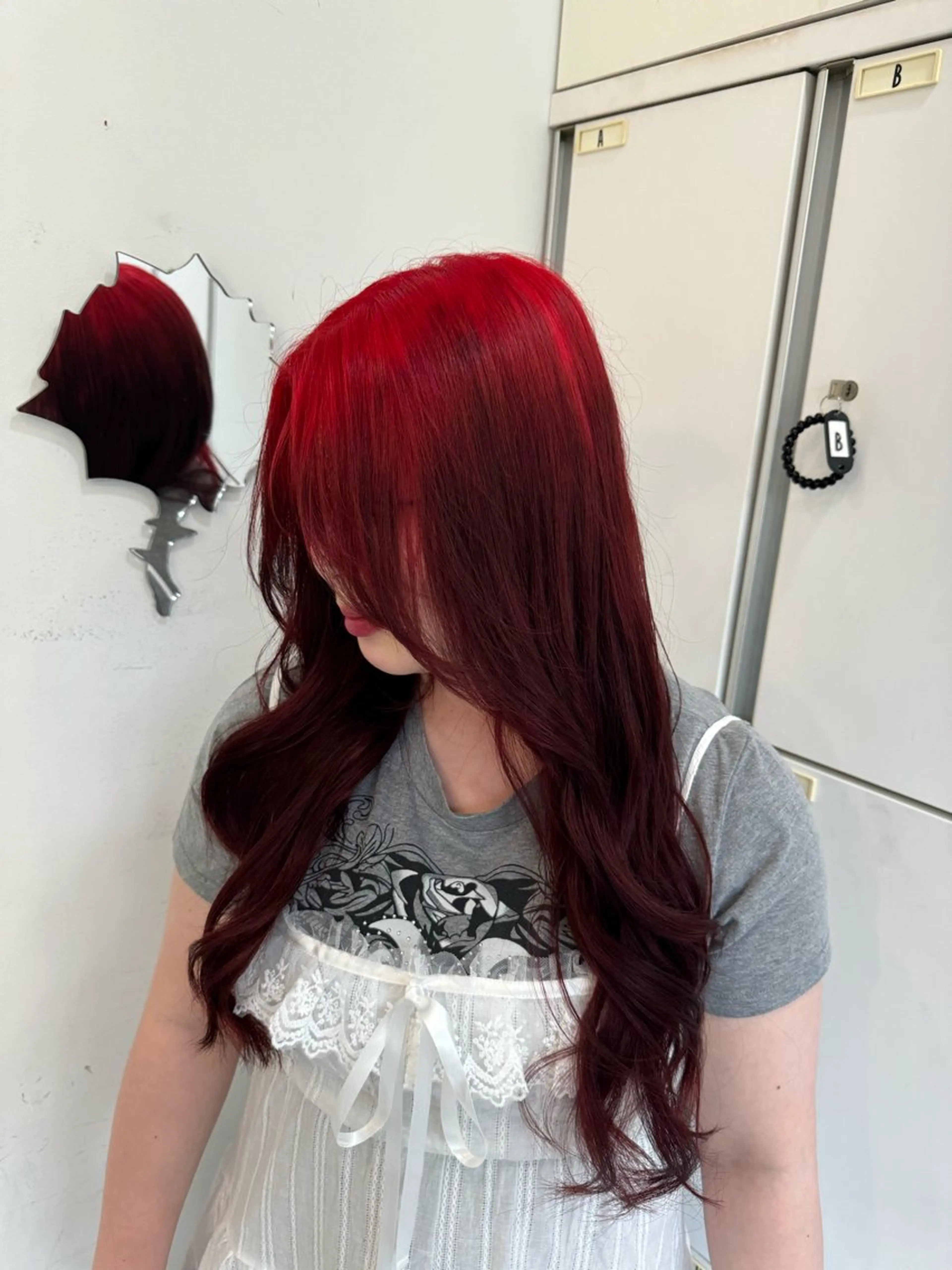 ロング カラー グラデーションカラー ヘアカラー Ouka/Wカラー/ 大人艶カラーのヘアスタイル