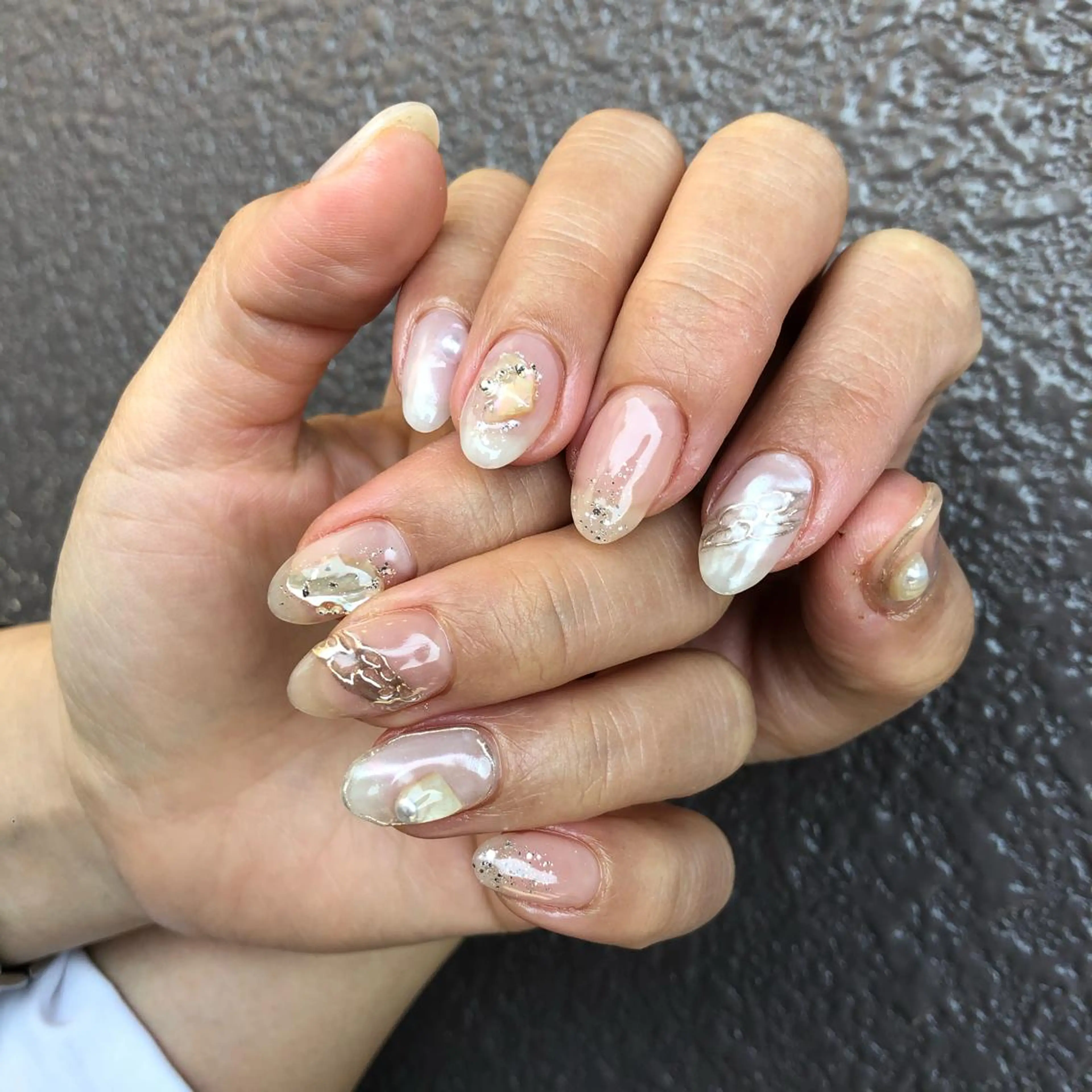 ロング カラー ヘアアレンジ キッズ ネイル マツエク・マツパ 福田 加奈のネイルデザイン