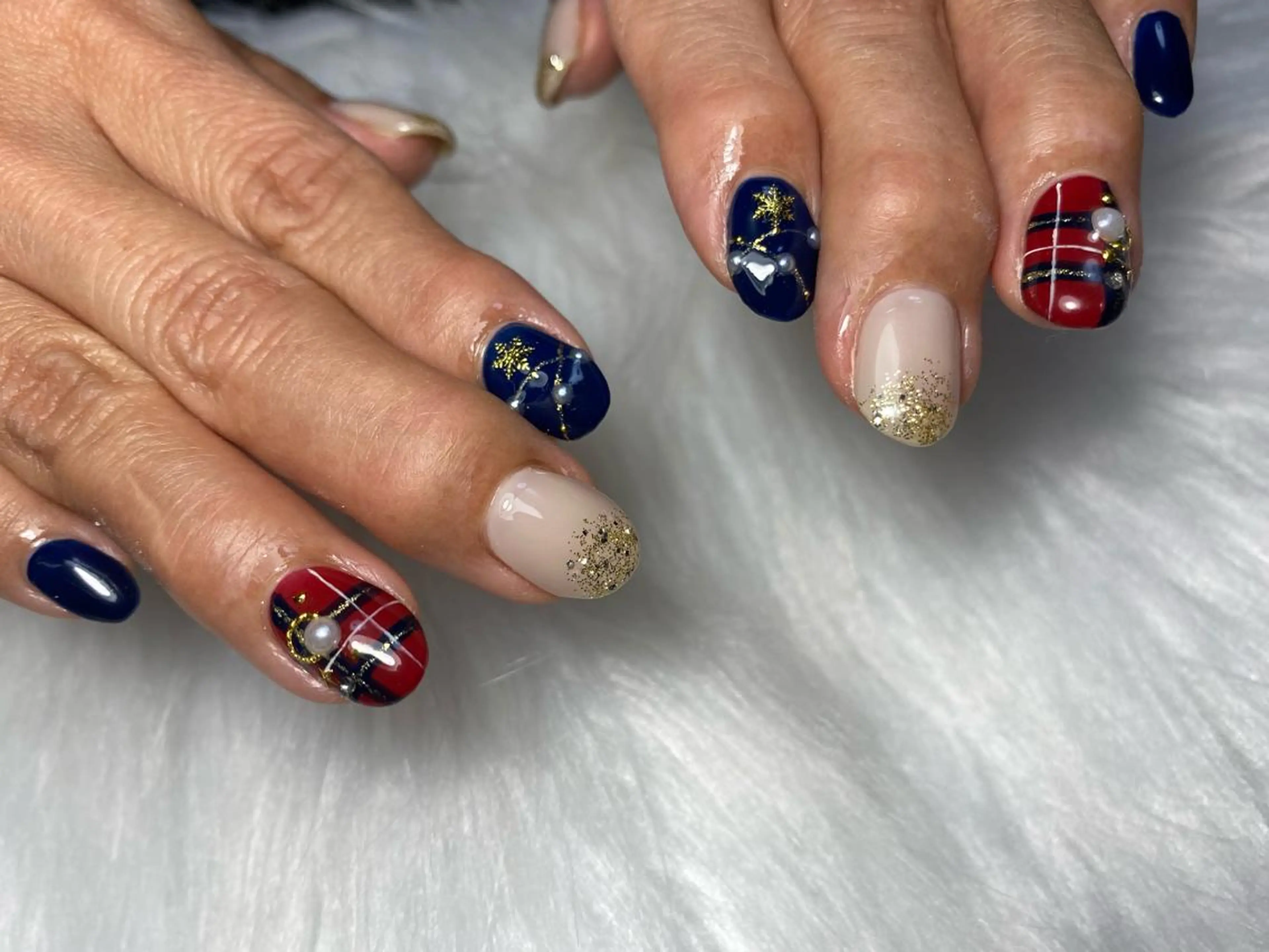 ネイル ハンドネイル Mana‪ ‪·͜· ❤︎‬のネイルデザイン