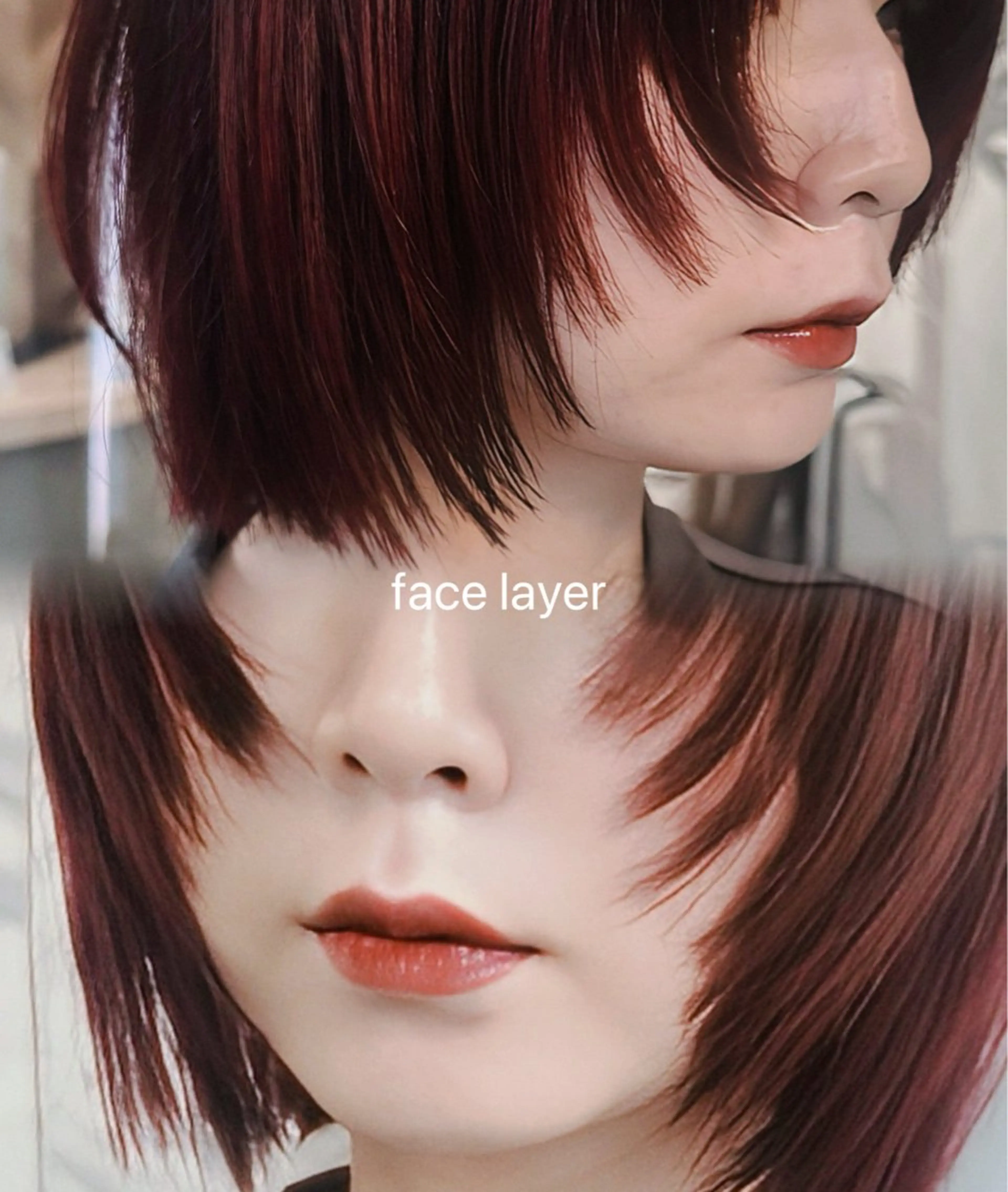 ミディアム カラー 顔周りカット Pocket仙台 💚モエリのヘアスタイル