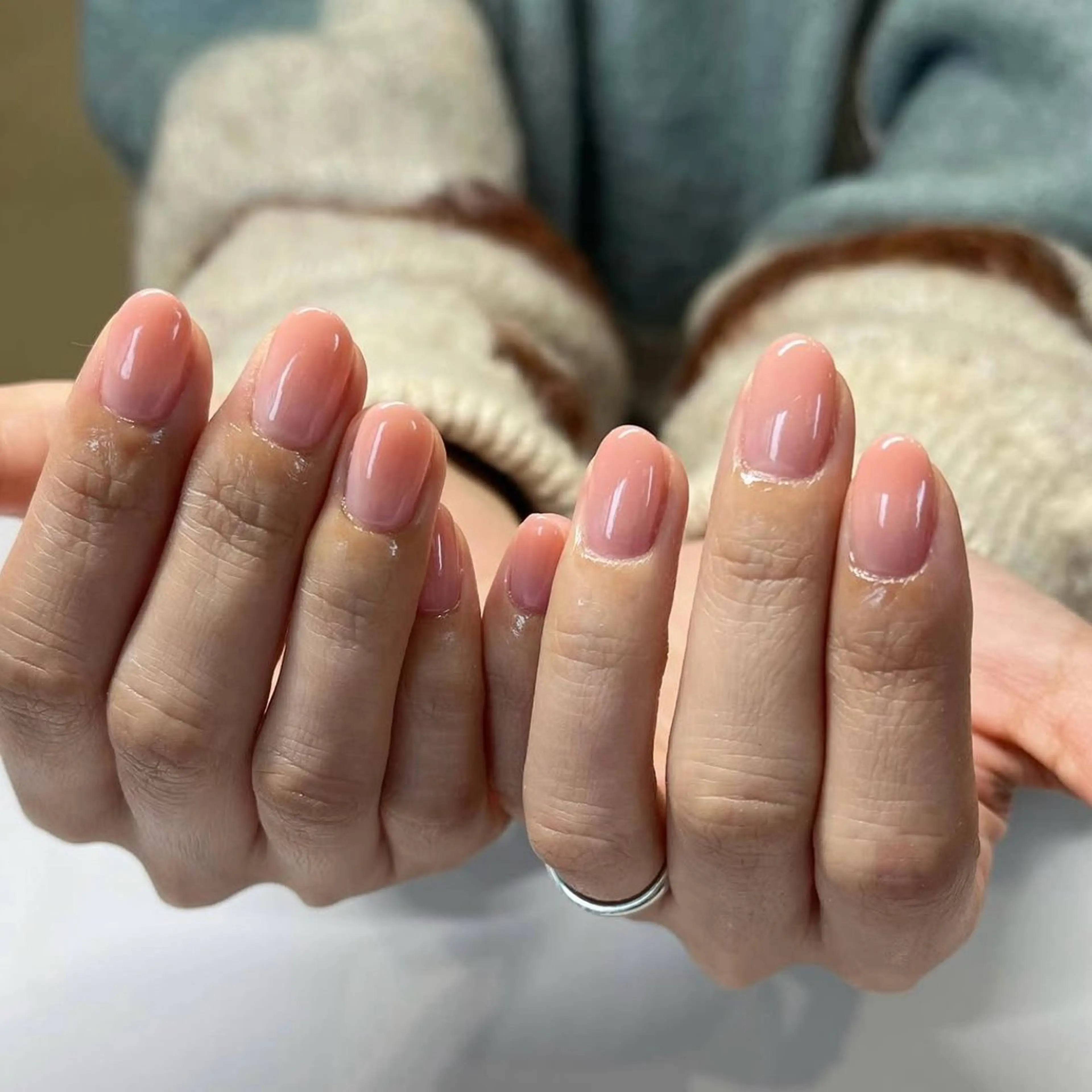 ネイル ハンドネイル NAO🐰🎀 ちゅるん⌇パラジェルのネイルデザイン