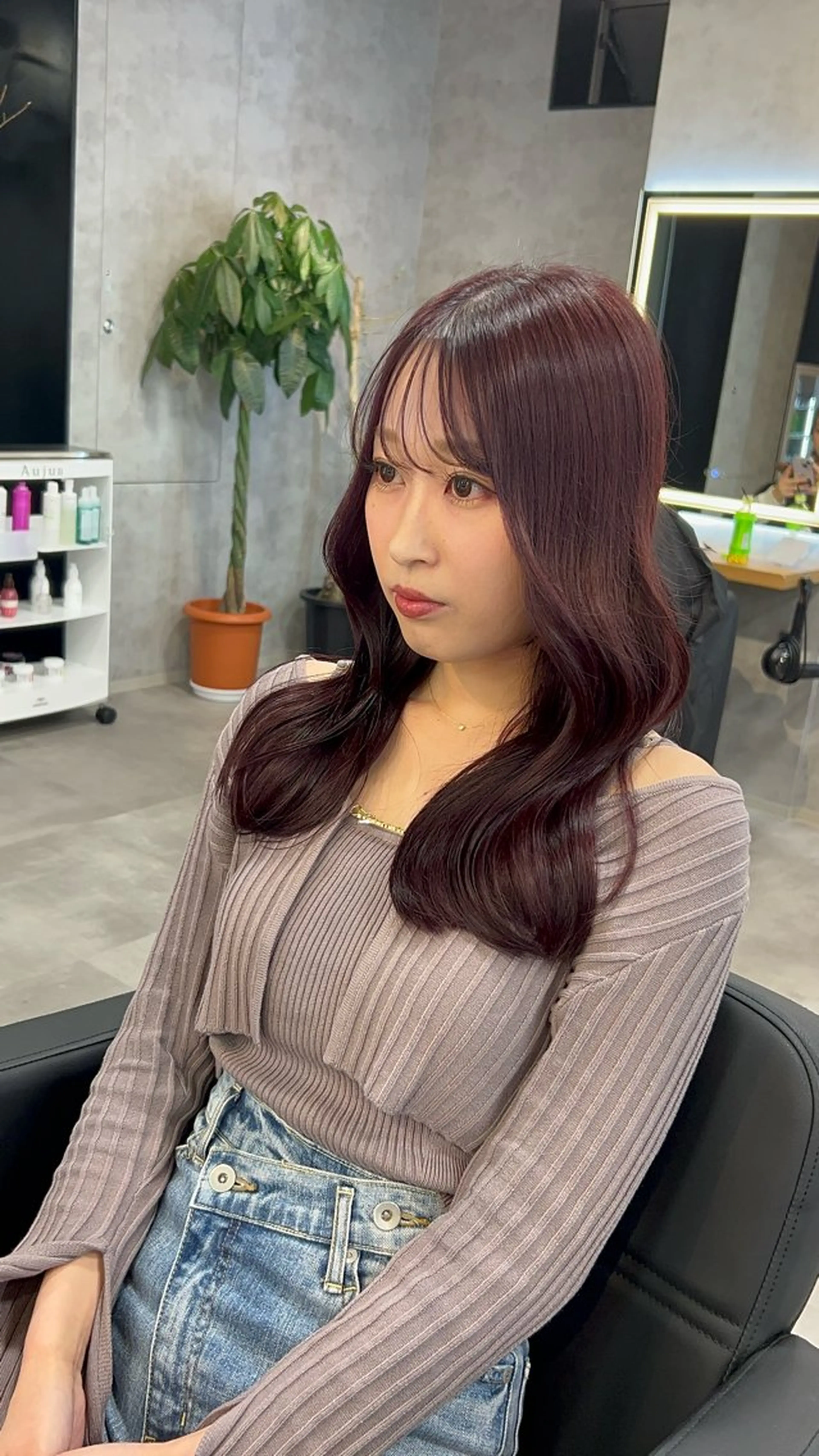 セミロング カラー ヘアアレンジ ヘアカラー ブリーチなしの達人 🌈KAITOのヘアスタイル