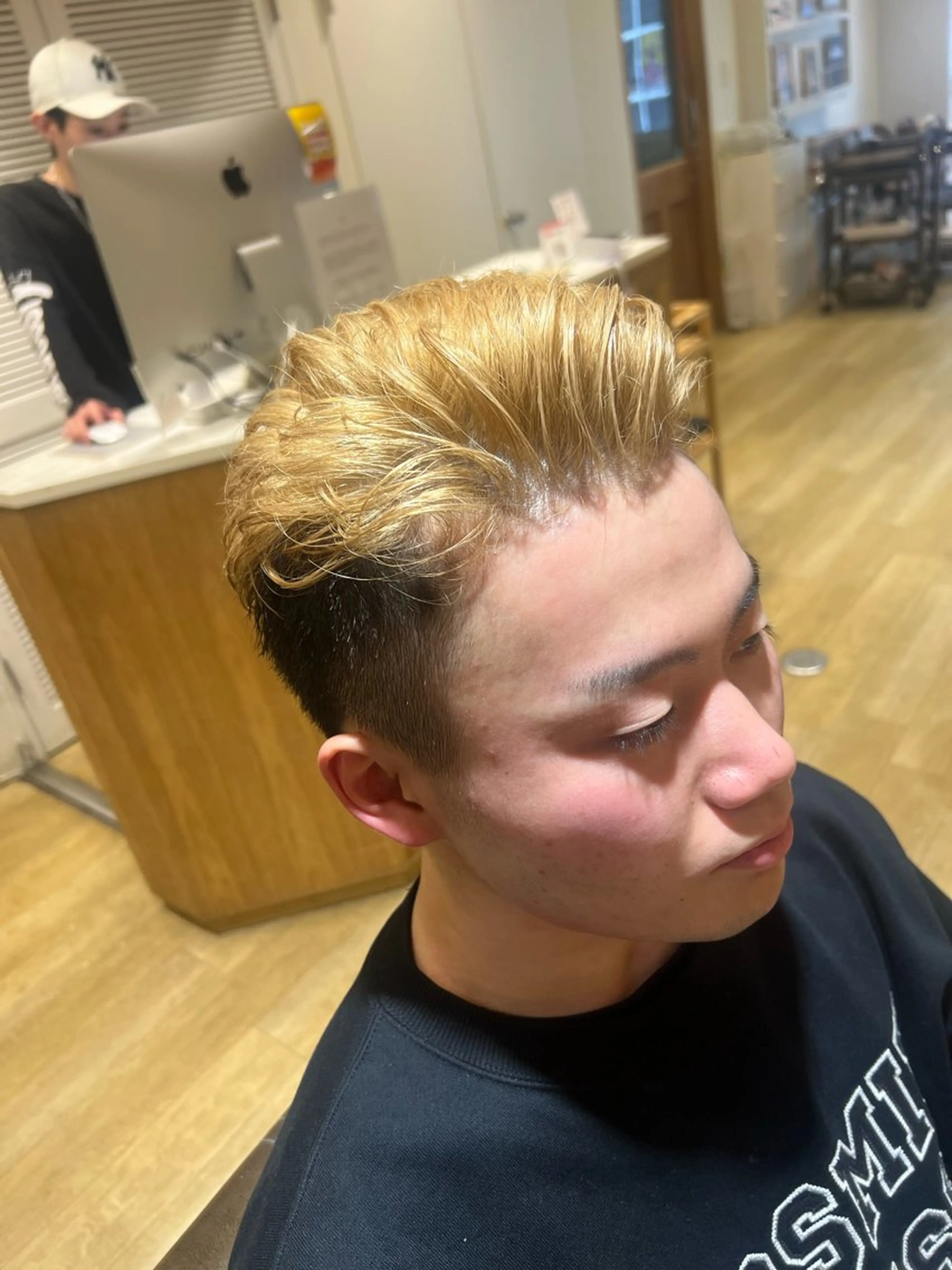 ショート カラー メンズ カット ヘアカラー 新宿メンズ人気No1 仙頭 由範のヘアスタイル