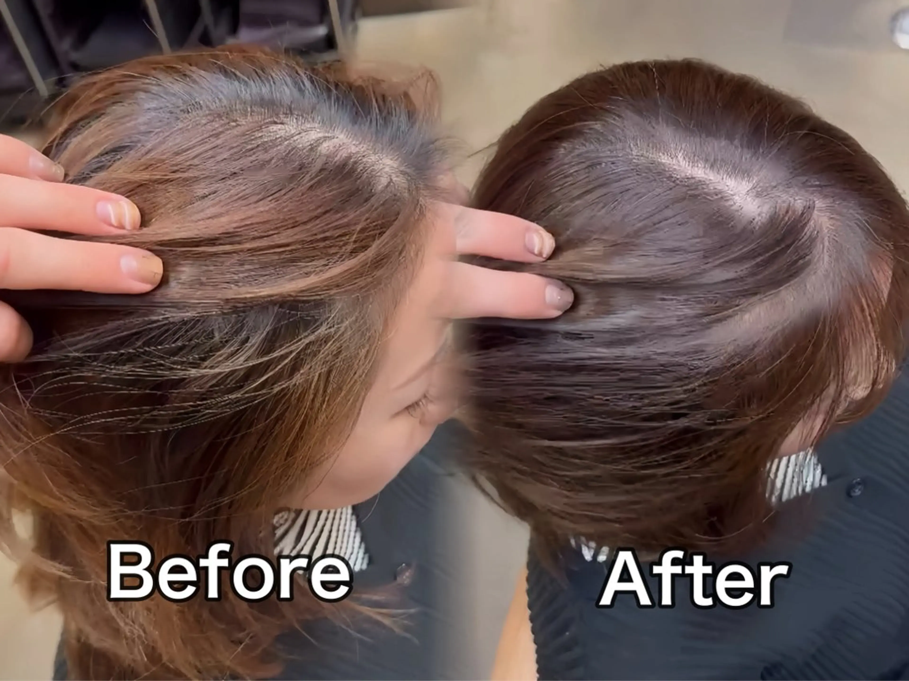 ミディアム カラー カット ヘアカラー トリートメント 白髪ぼかし特化/ 髪質改善/ハクのヘアスタイル