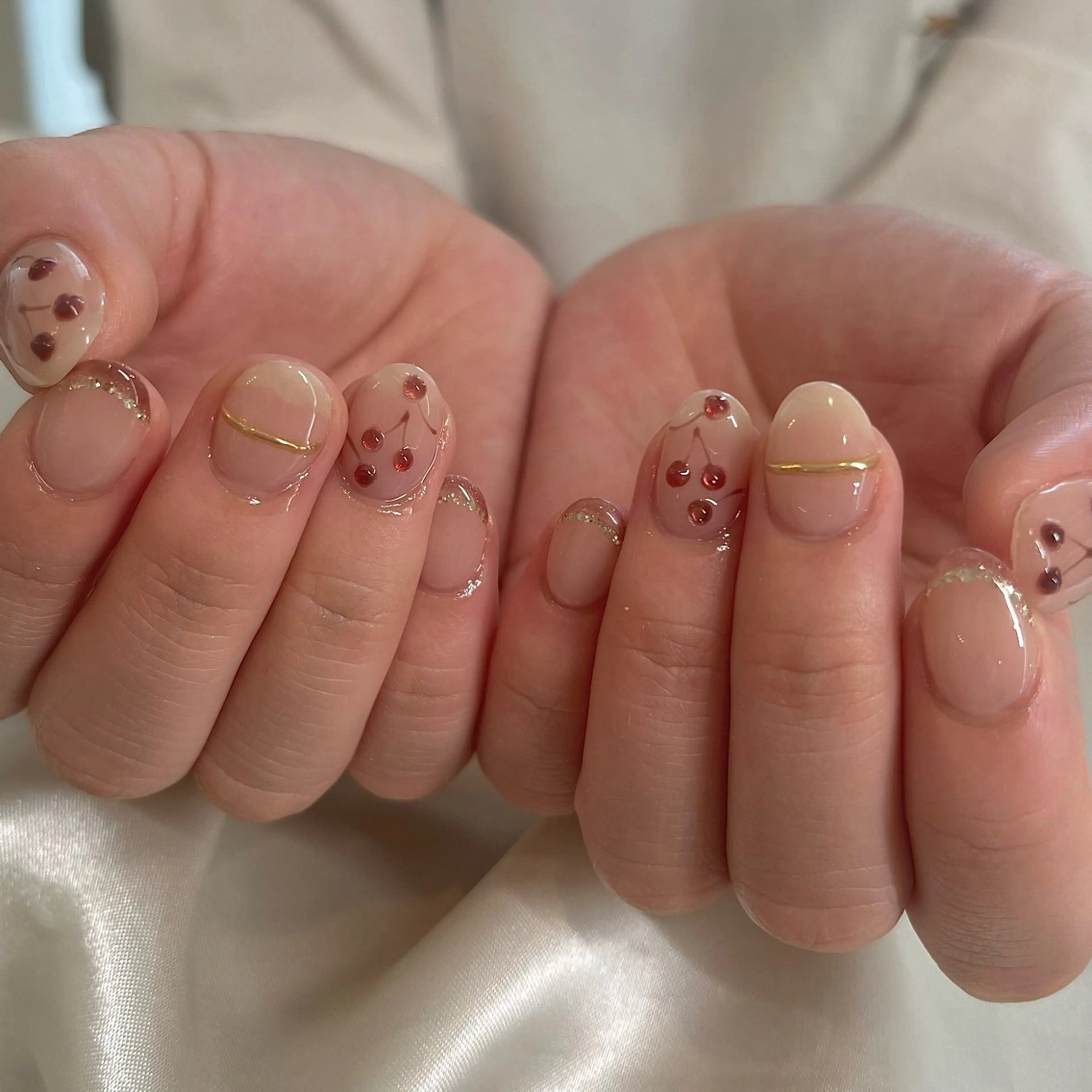 ネイル ハンドネイル petit sarina..ෆのネイルデザイン
