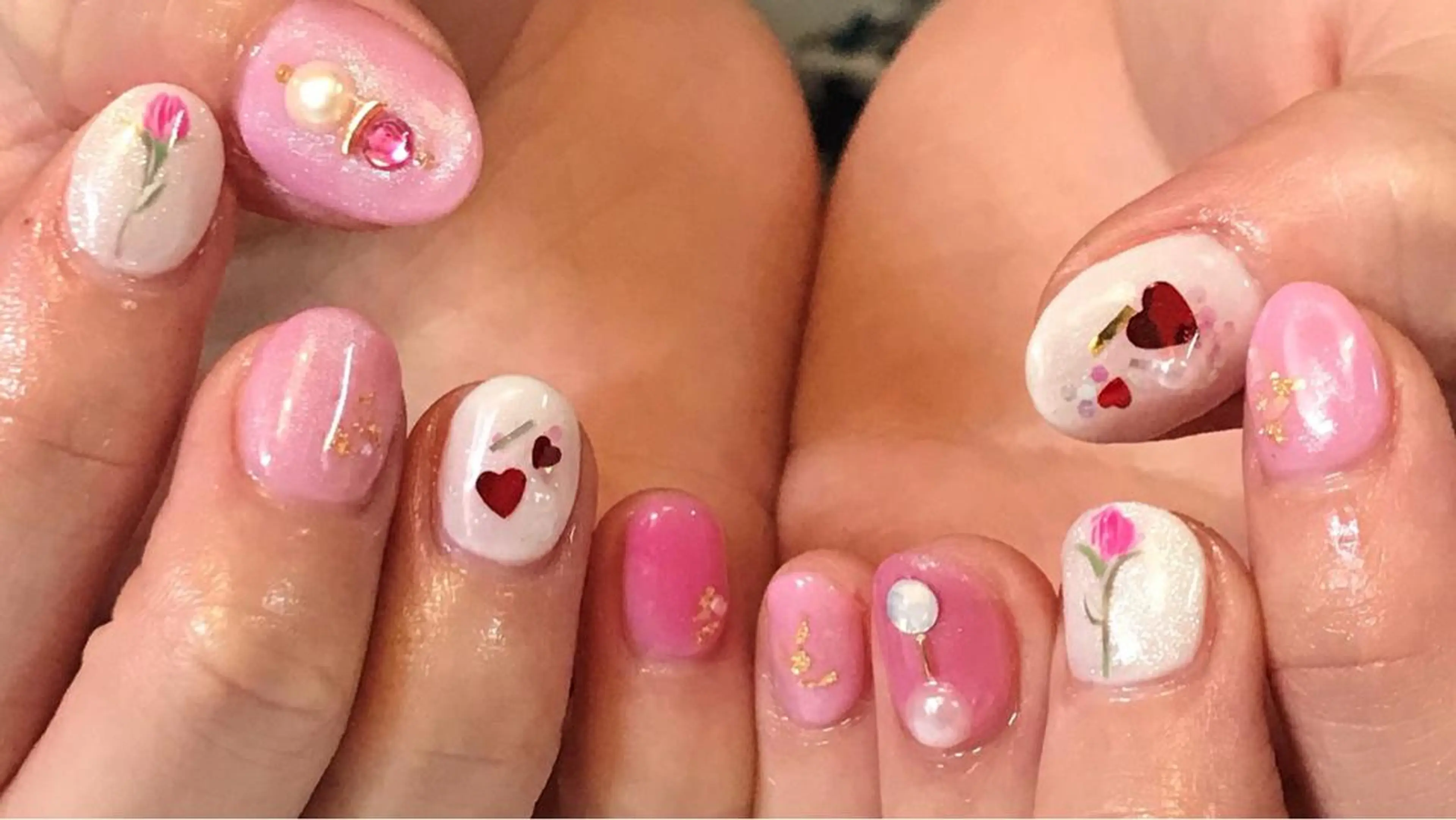 ネイル ハンドネイル フットネイル GéRanium Harukaのネイルデザイン