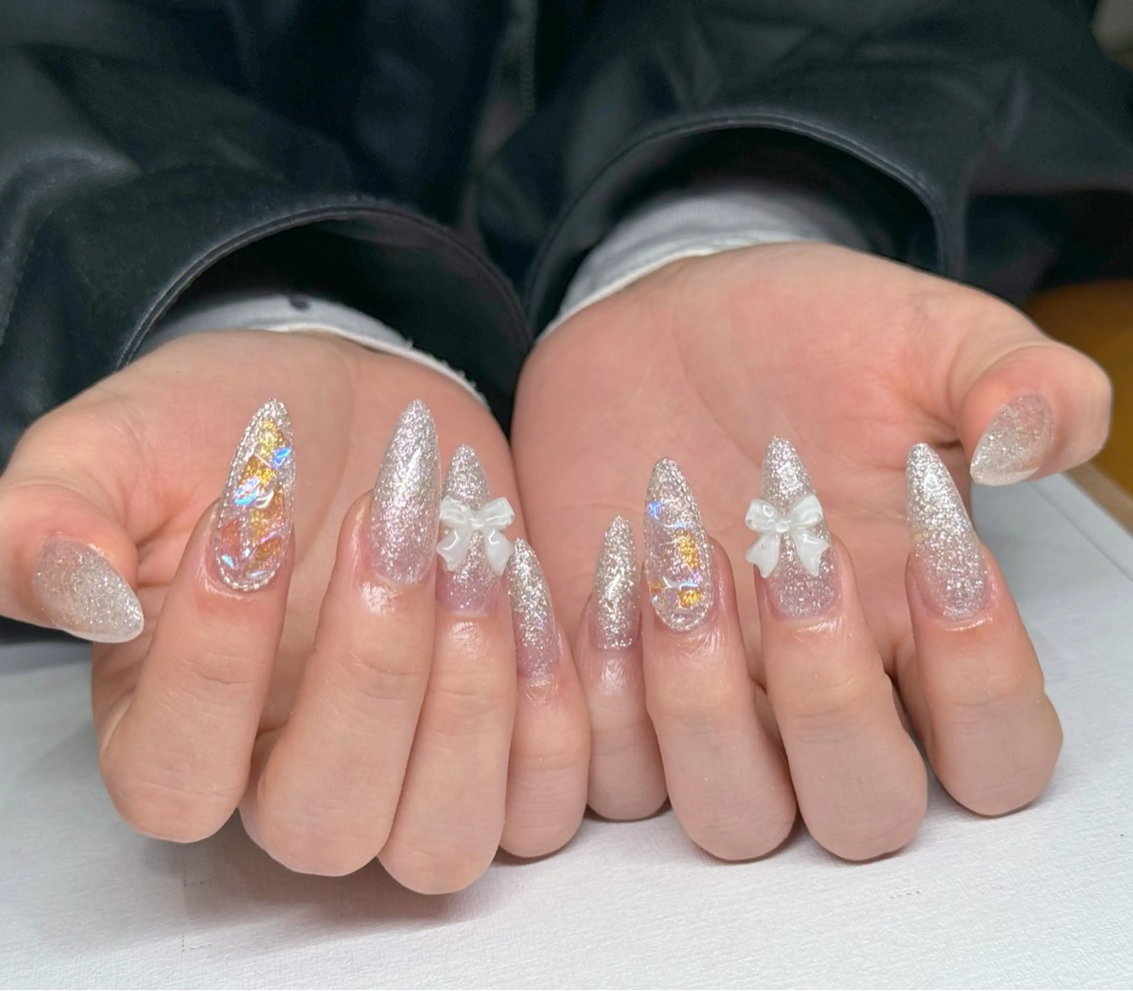 ネイル ハート ニュアンスネイル ワンカラーネイル シンプルネイル バレンタイン ハンドネイル MILO 168 池袋のネイルデザイン