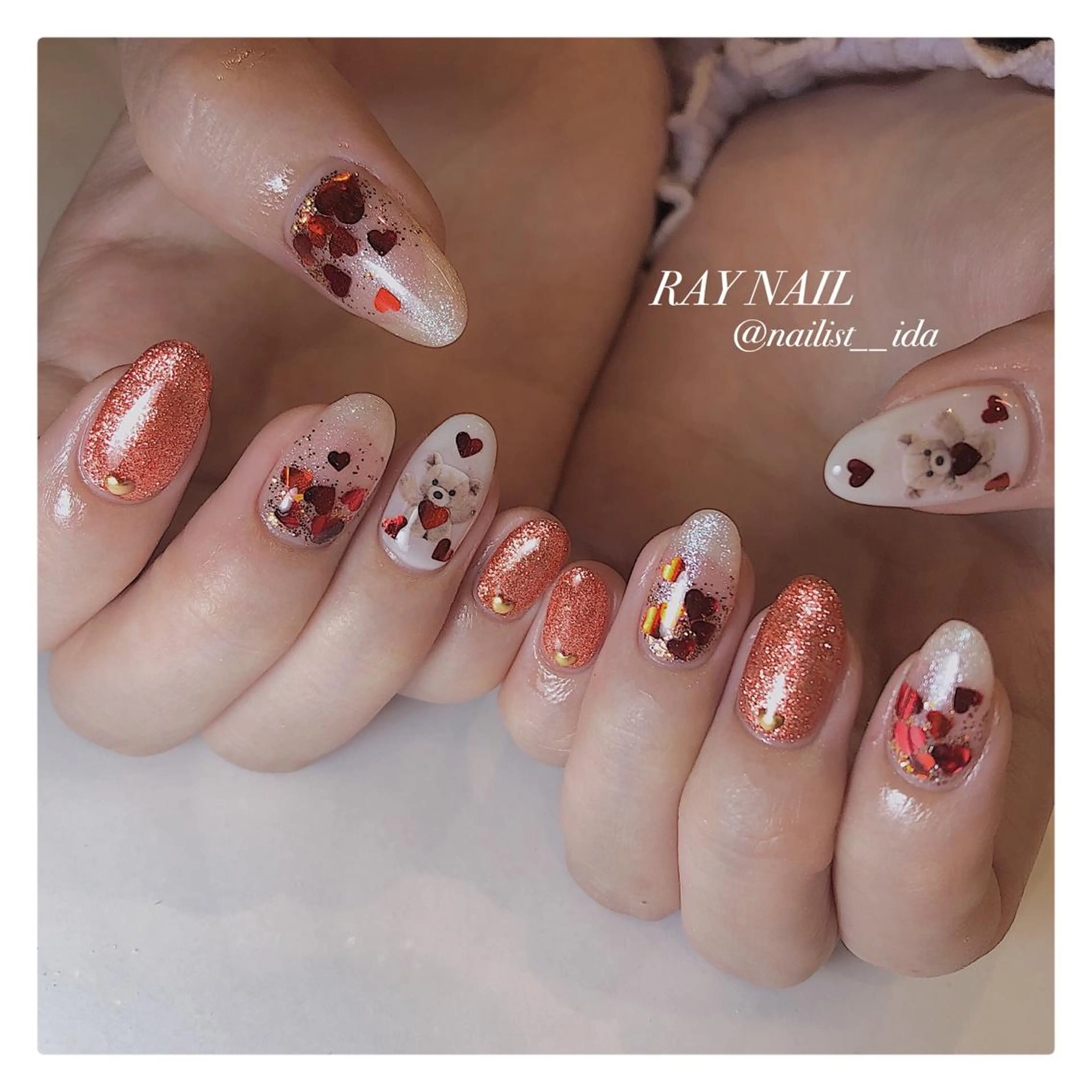 ネイル Arowa 伊田のネイルデザイン