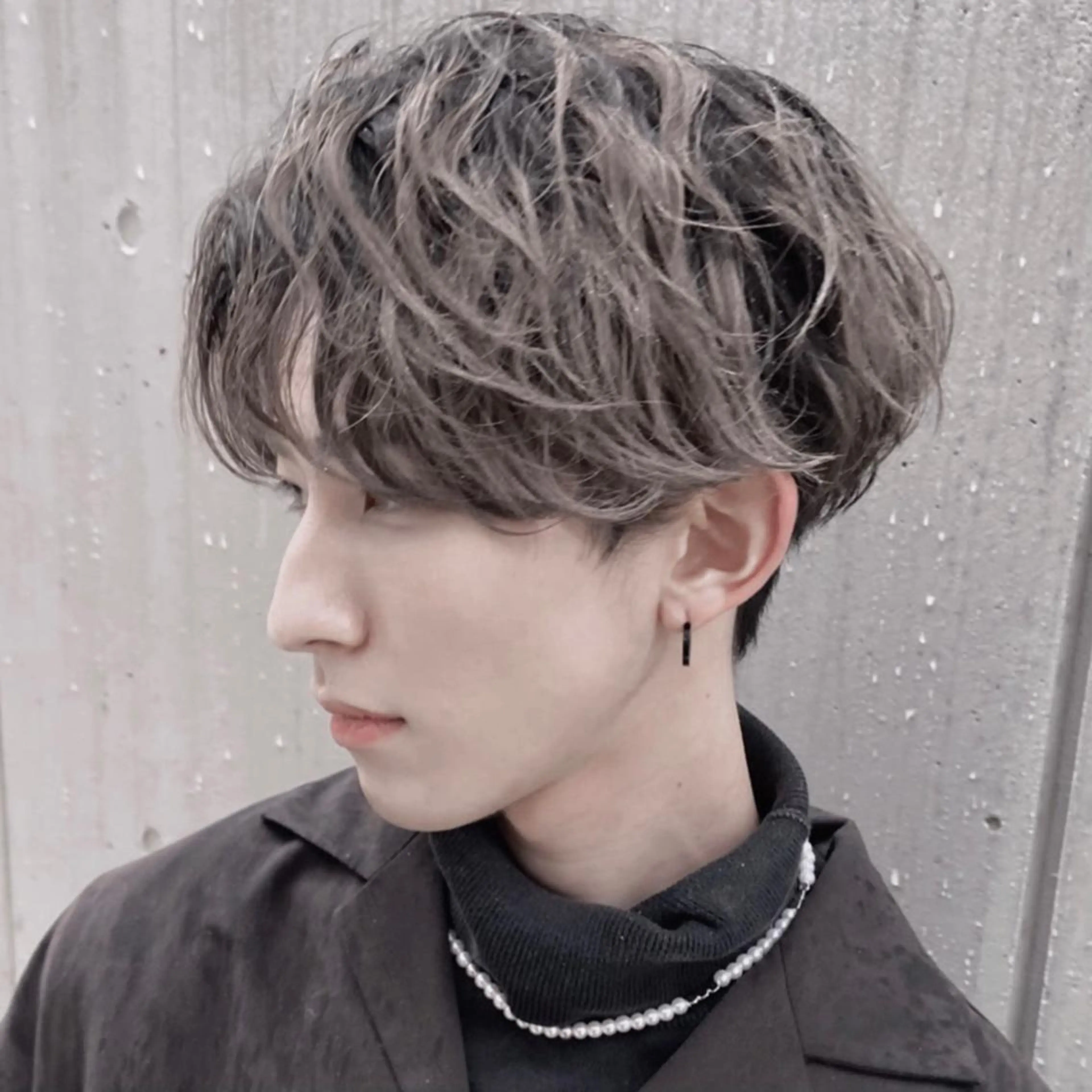 カラー メンズ マッシュ カット ヘアカラー トリートメント メンズ縮毛矯正 ♠️店長下平隼人のヘアスタイル