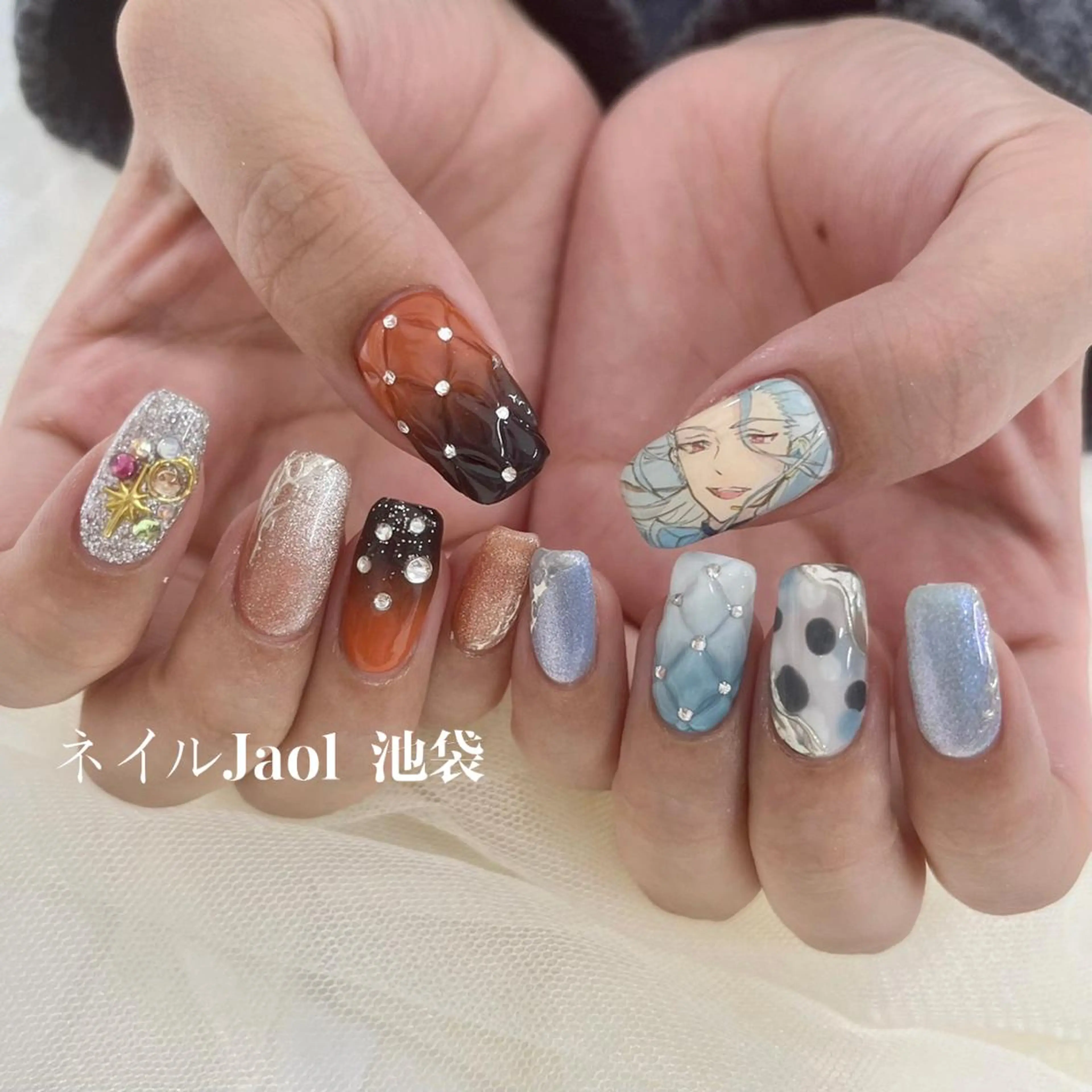 ミディアム ネイルJaol 池袋のネイルデザイン