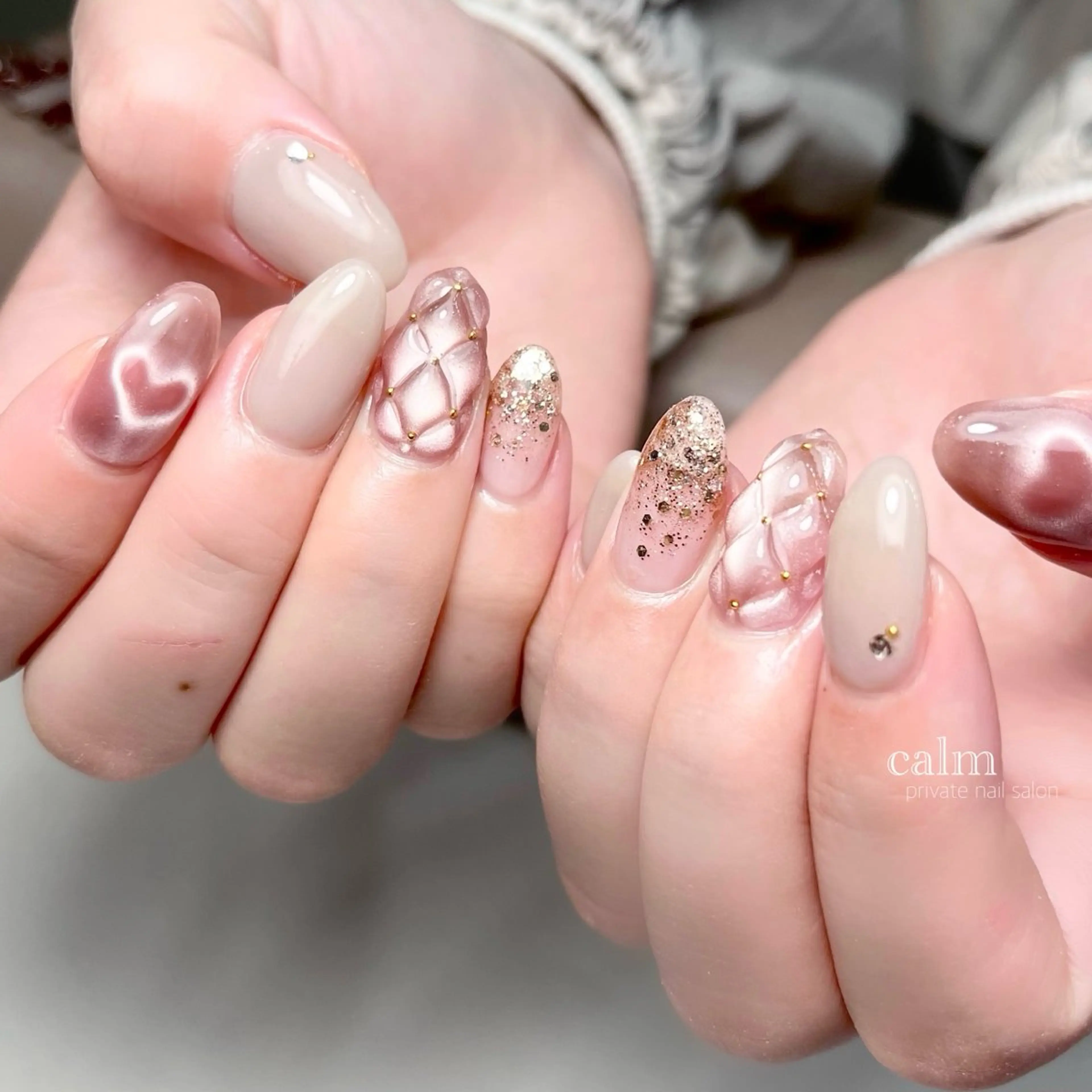 ネイル ハンドネイル calm 〔ｶｰﾑ〕のネイルデザイン