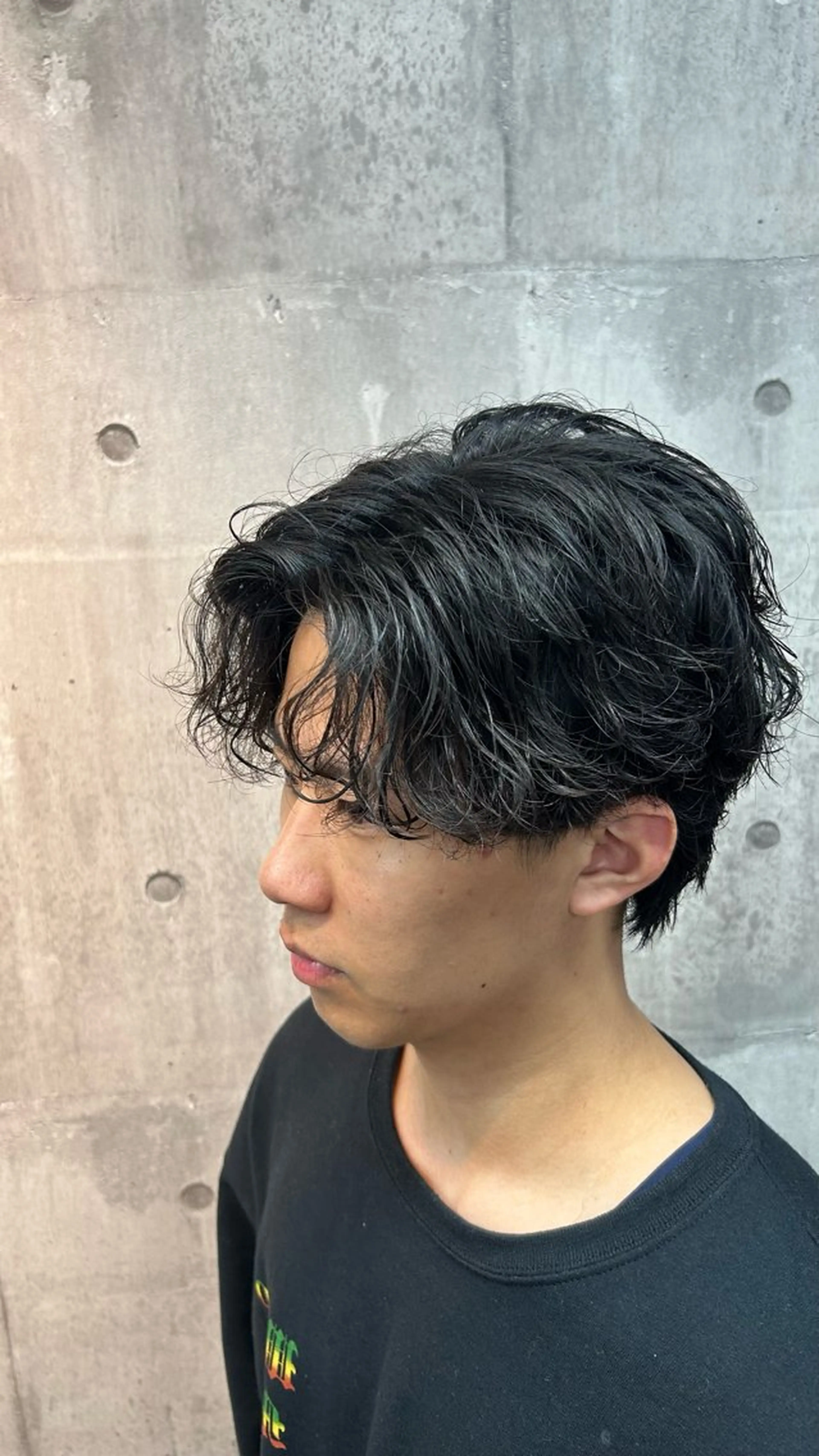 ミディアム 👑パーマの王様👑 【メンズ専門店】のヘアスタイル