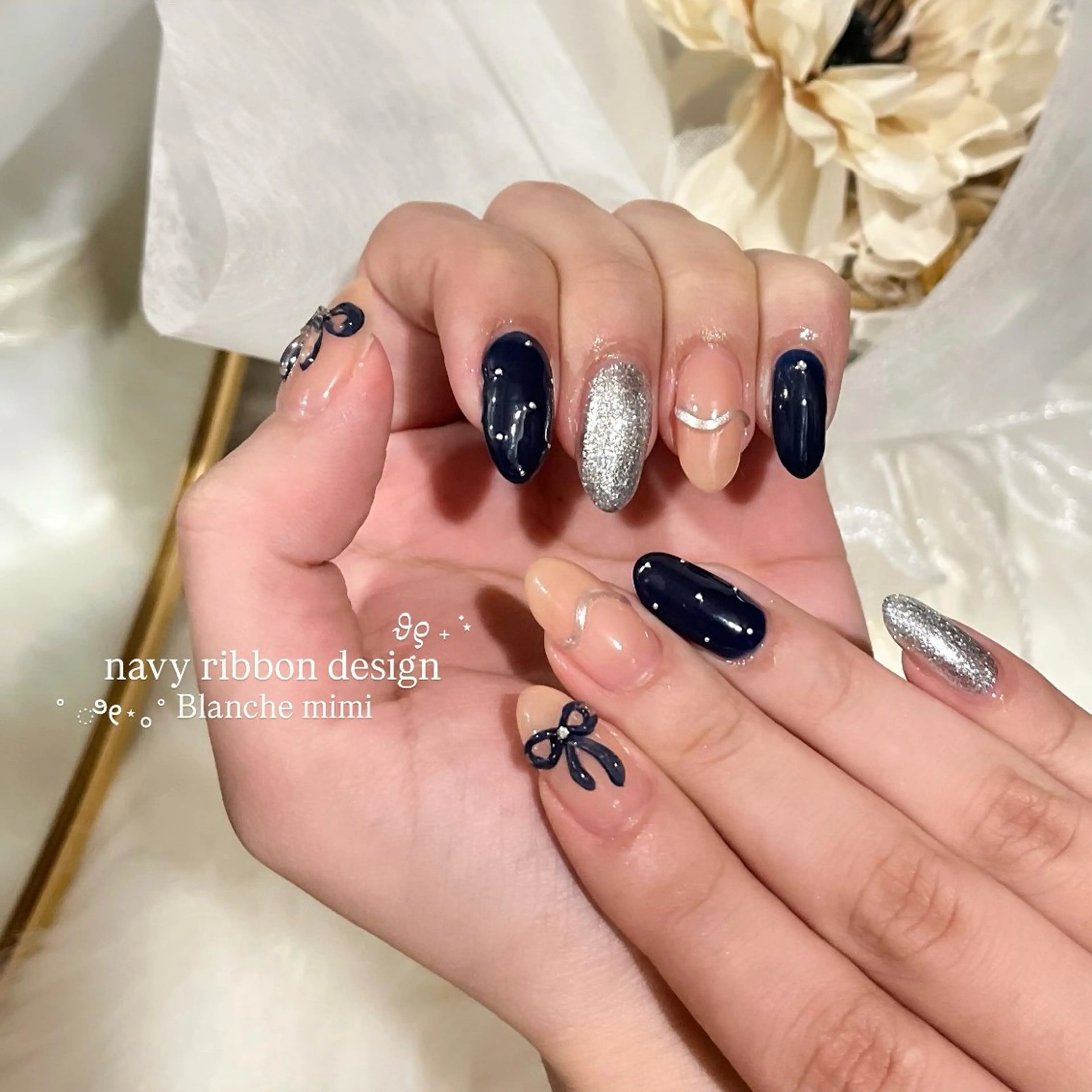 ネイル Blanche mimi.u_aのネイルデザイン
