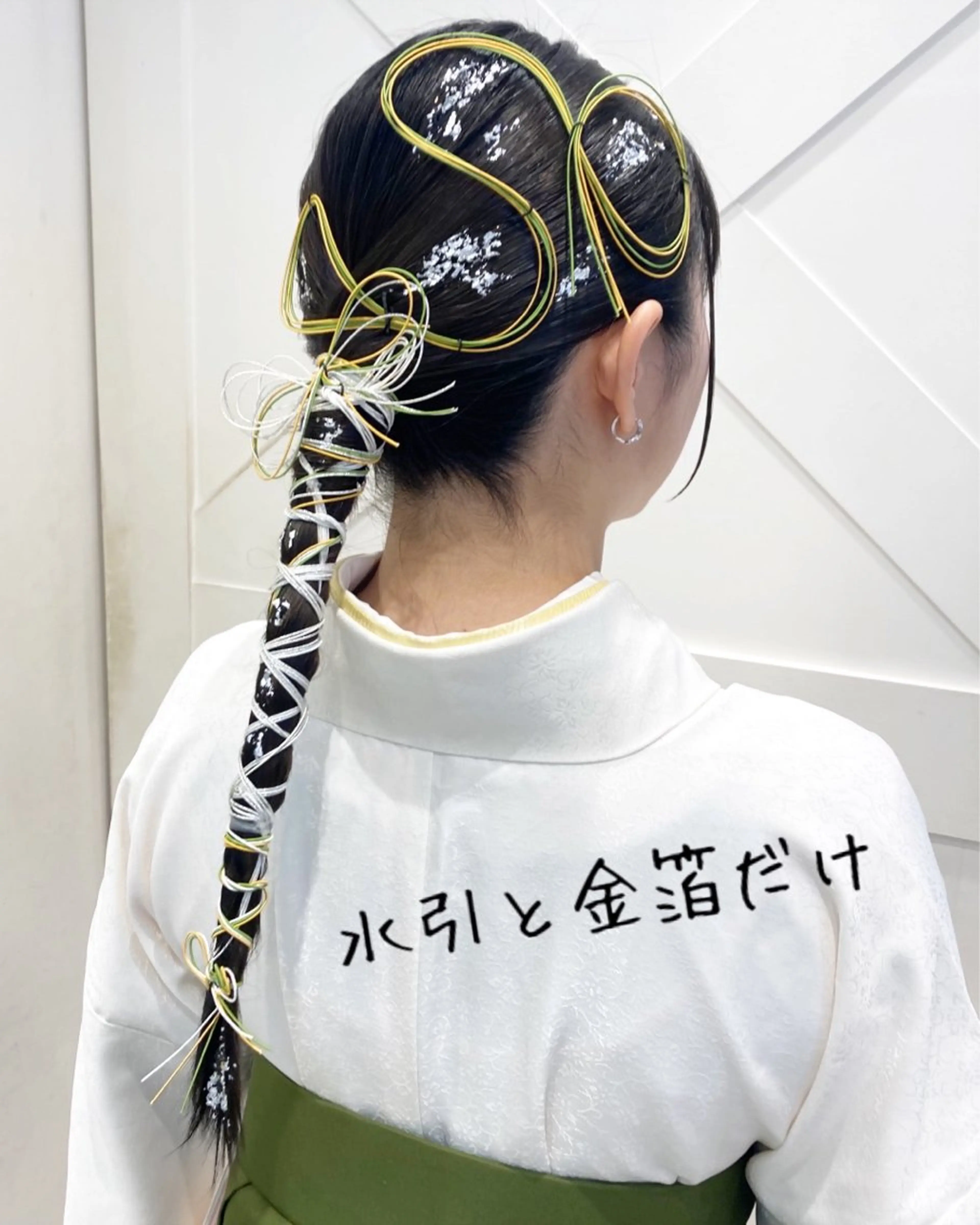 ロング あやかショート 白髪ぼかしのヘアスタイル