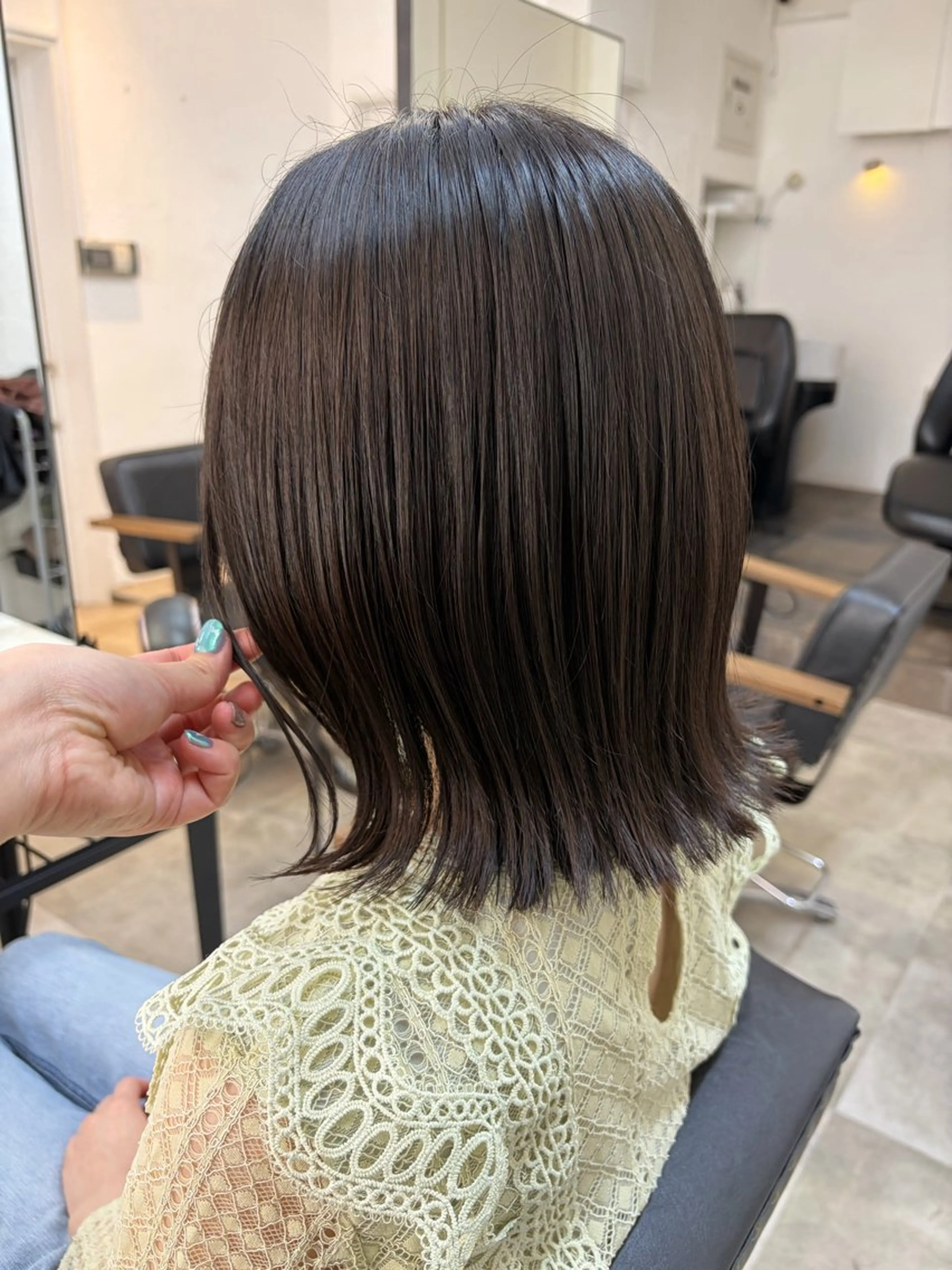 ミディアム 🥀韓国ヘア🥀 宮津真菜のヘアスタイル
