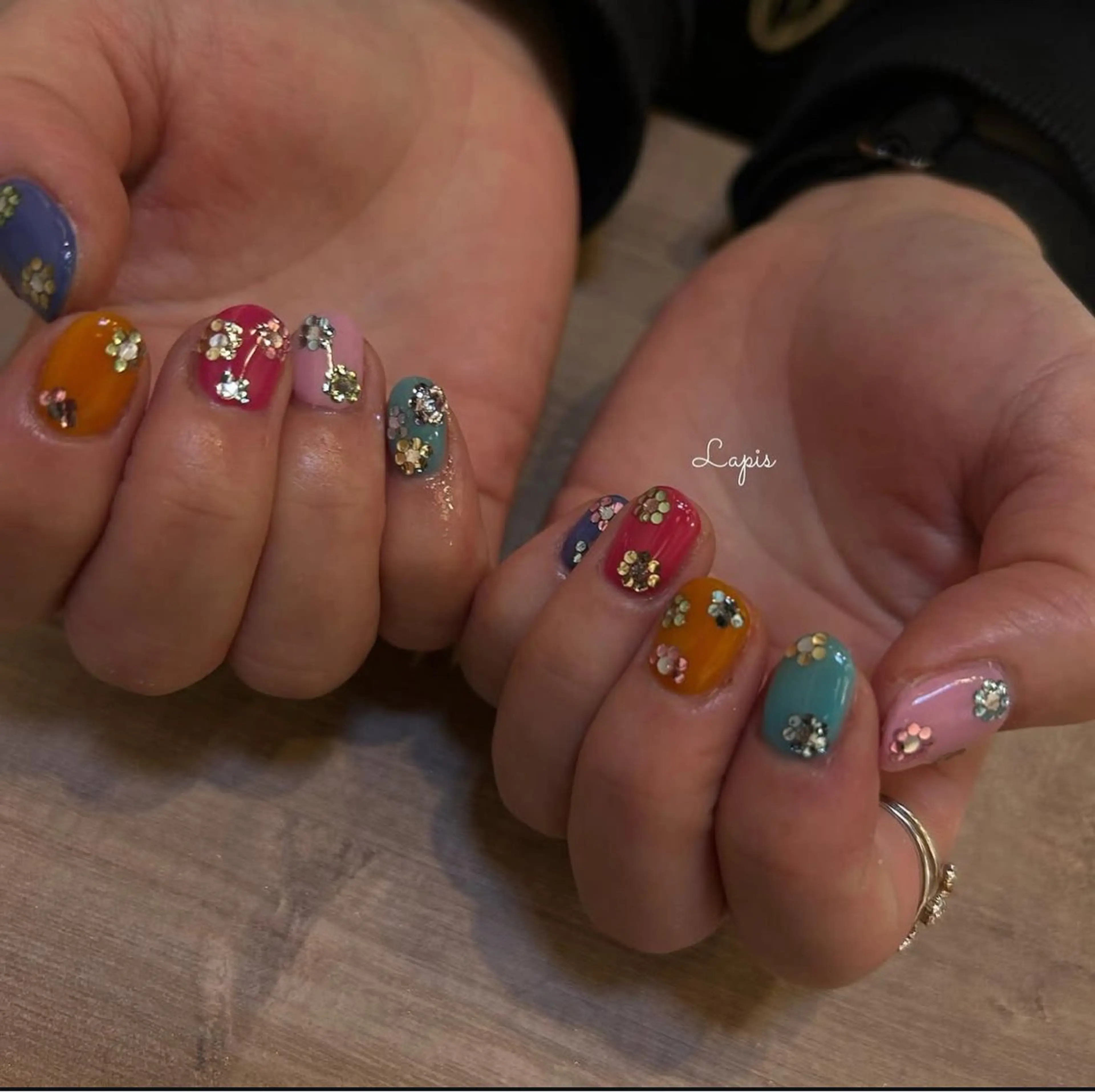 ネイル ハンドネイル Lapis *のネイルデザイン