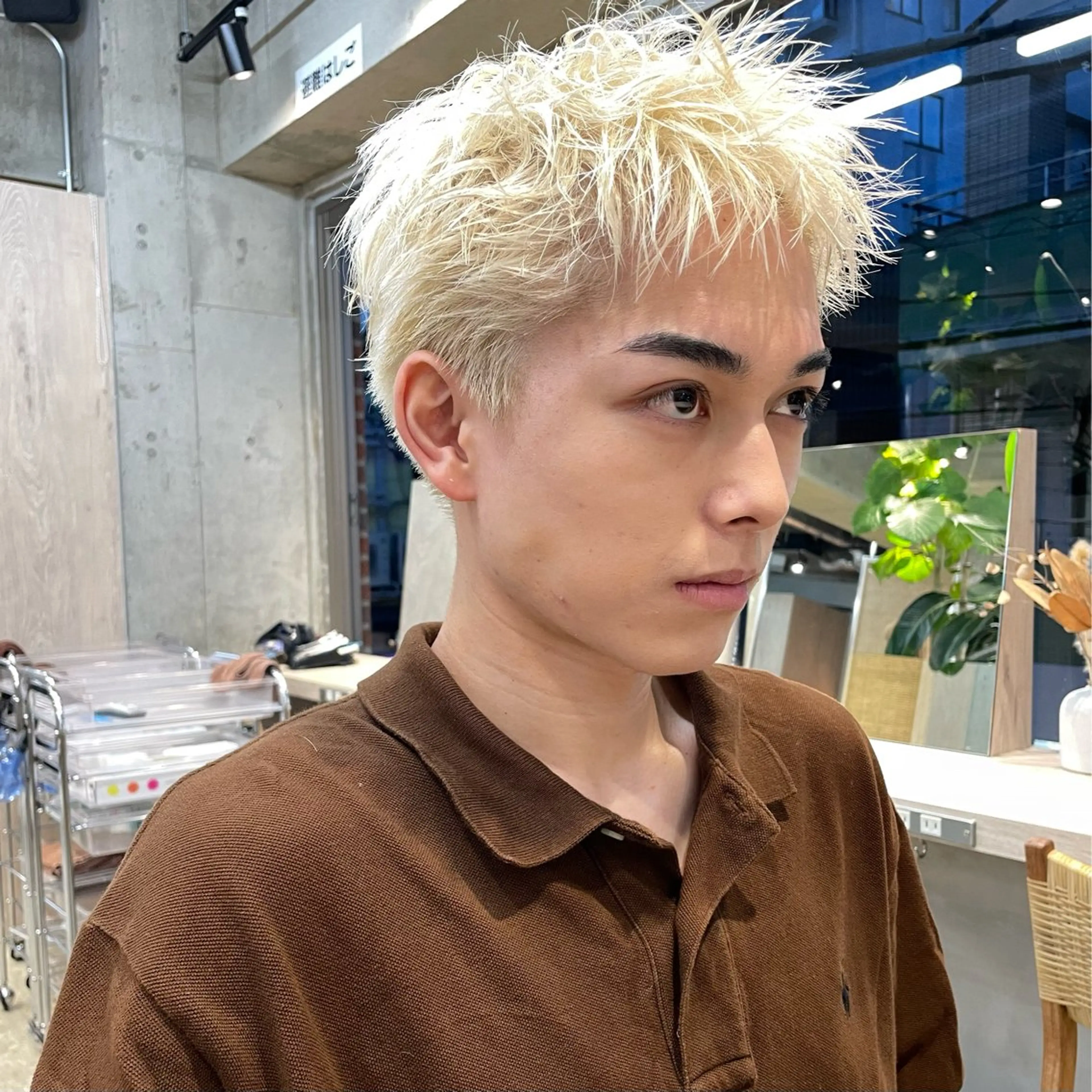 💚メンズカット💚【耳出しショート】の写真