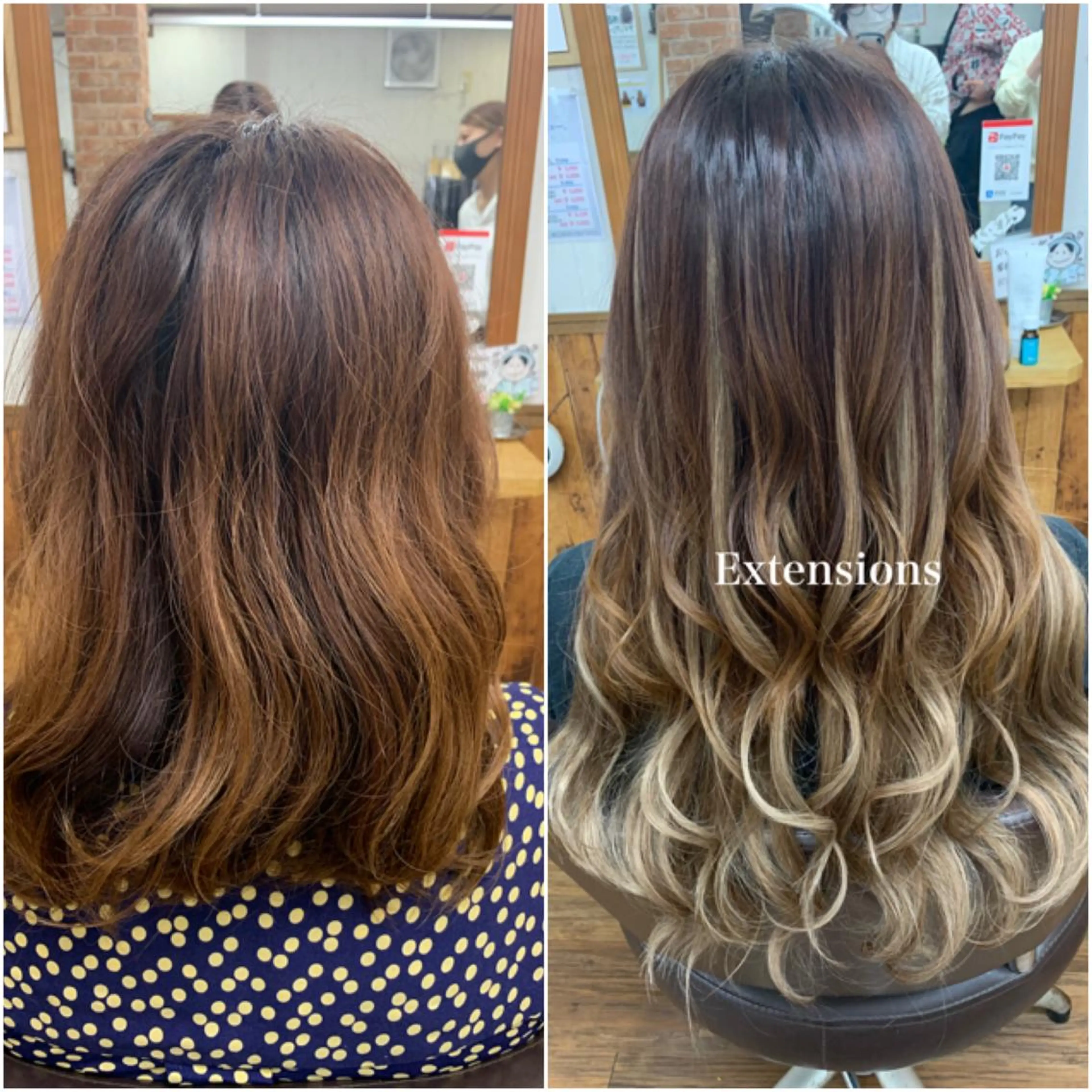 ロング シールエクステ エクステ ロング エクステ エクステ＊美髪サロン KR2S河内長野店長のヘアスタイル