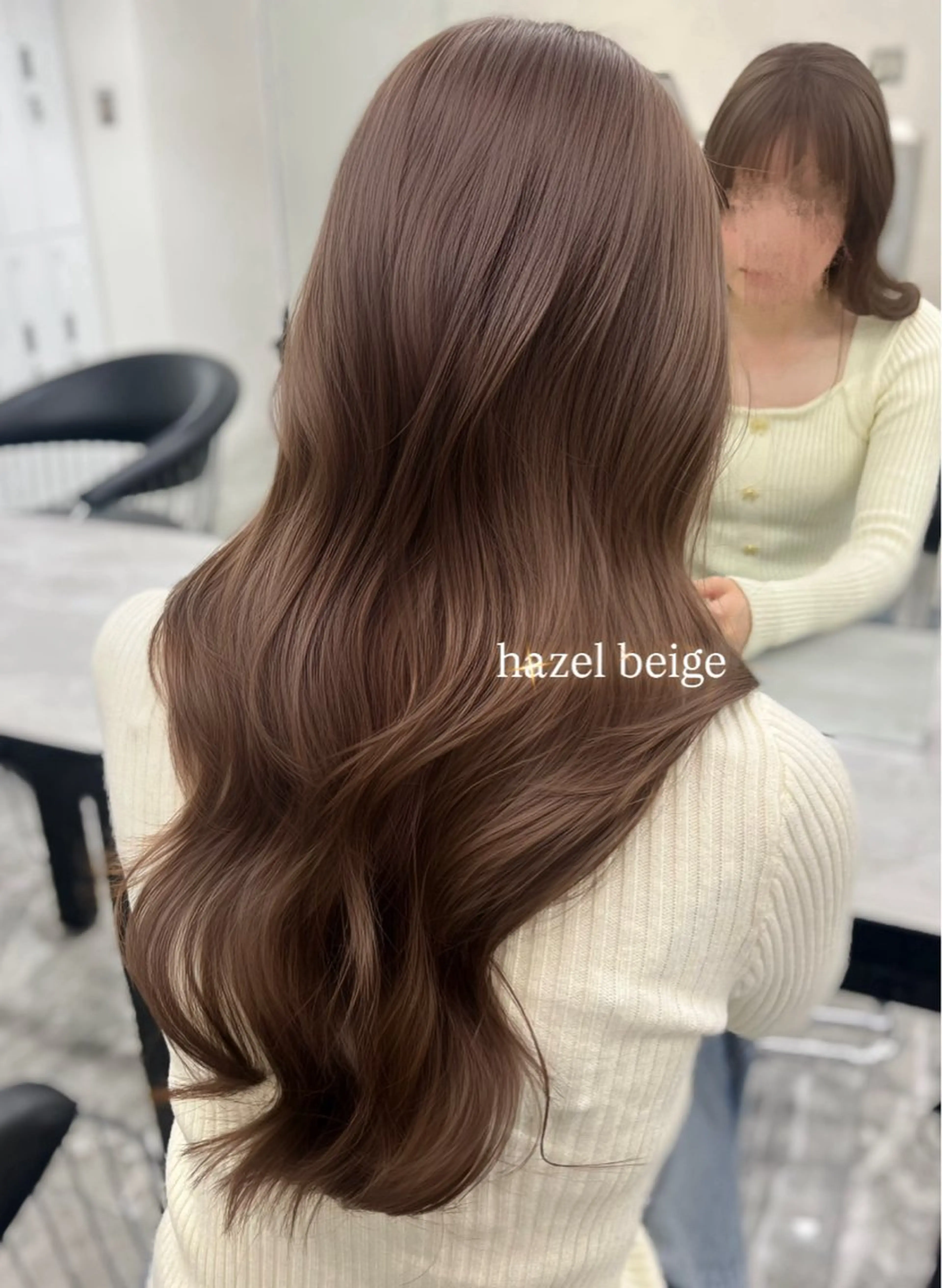 カラー MAO🖤レイヤー ／髪質改善カラーのヘアスタイル