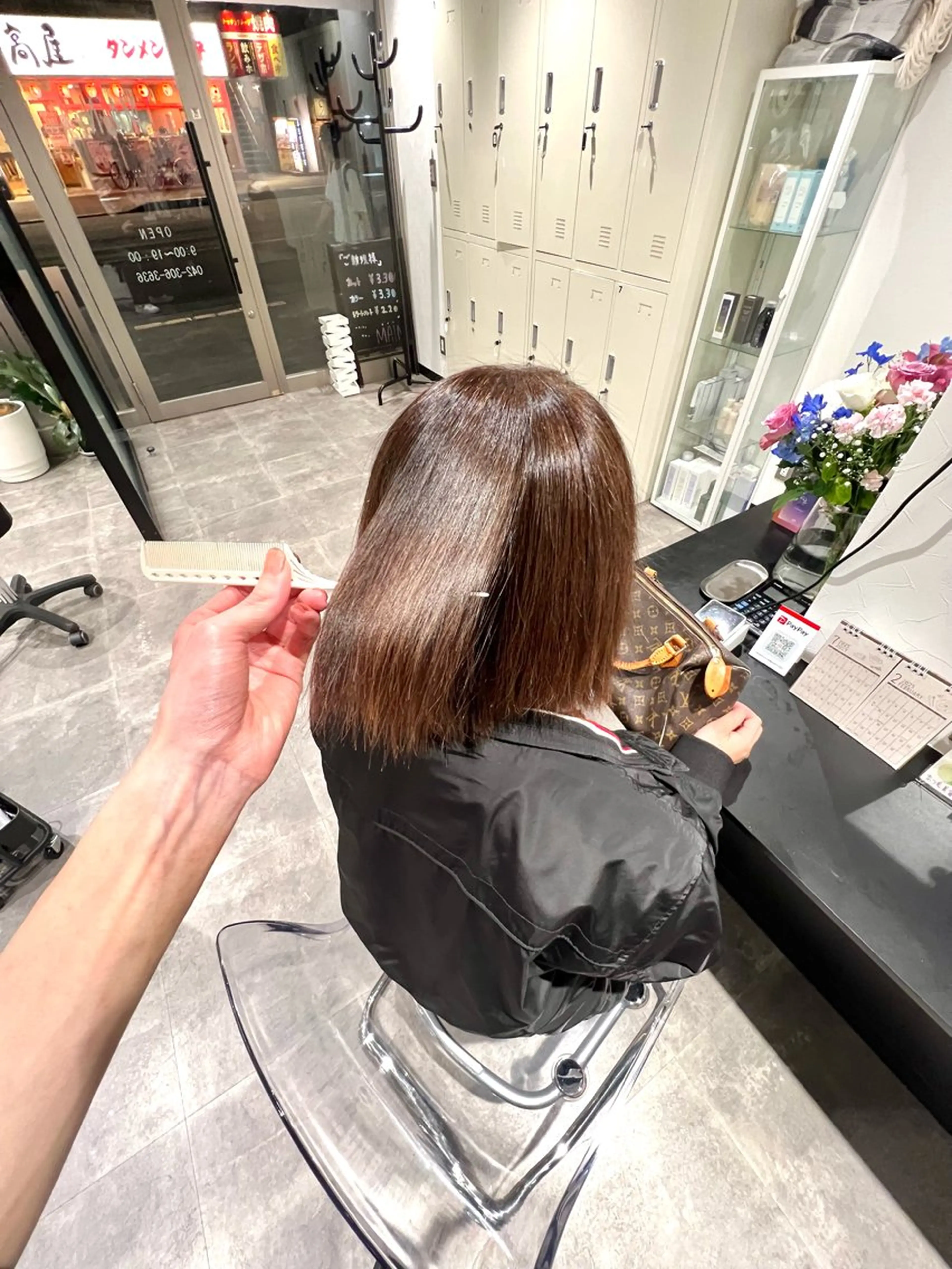 ミディアム 福田 秀好のヘアスタイル