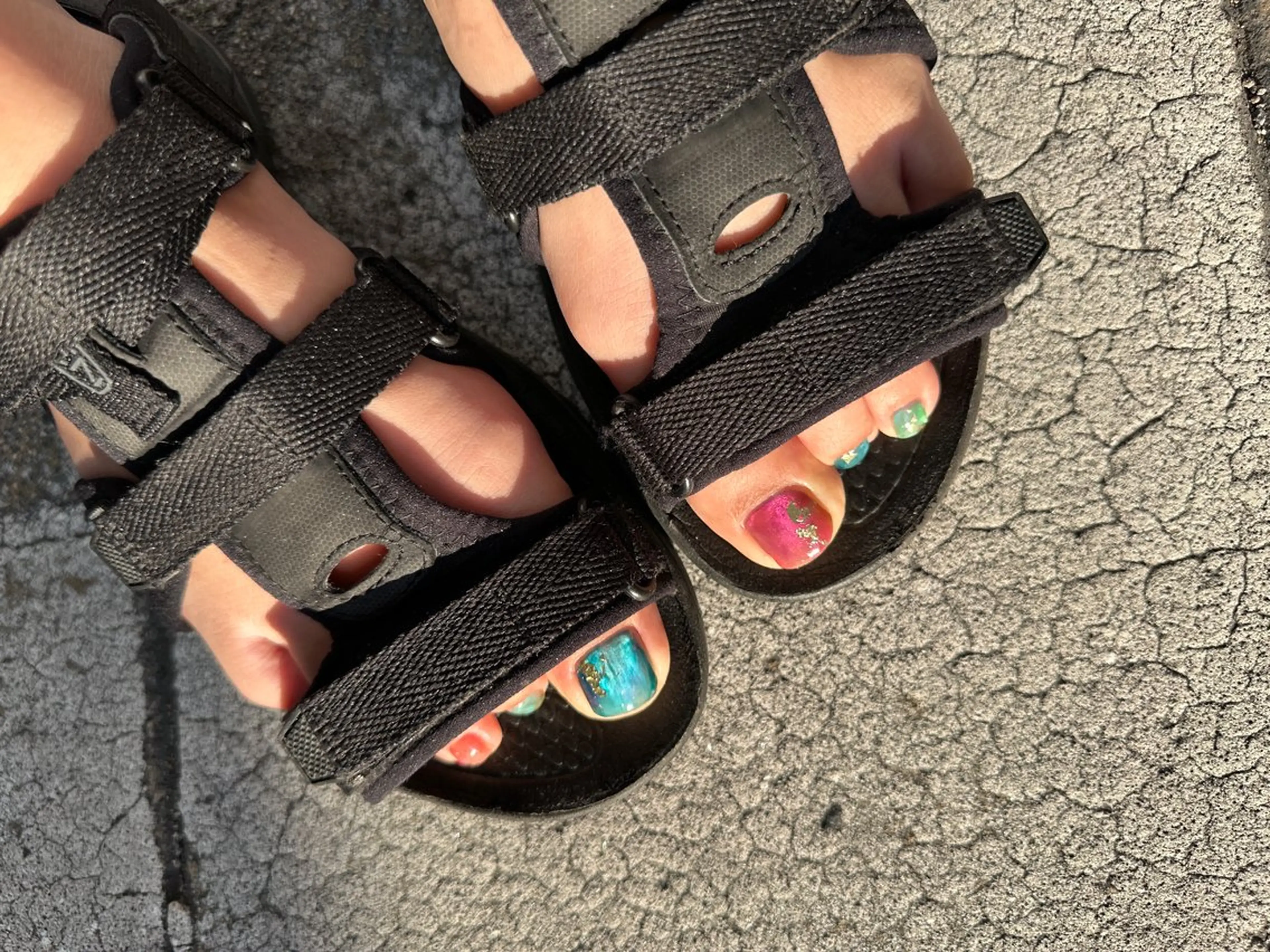 ネイル フットネイル nail salon  ∞ mikanal ∞所属・nailsalon ∞ ﾐｶﾅﾙ ∞のネイルデザイン