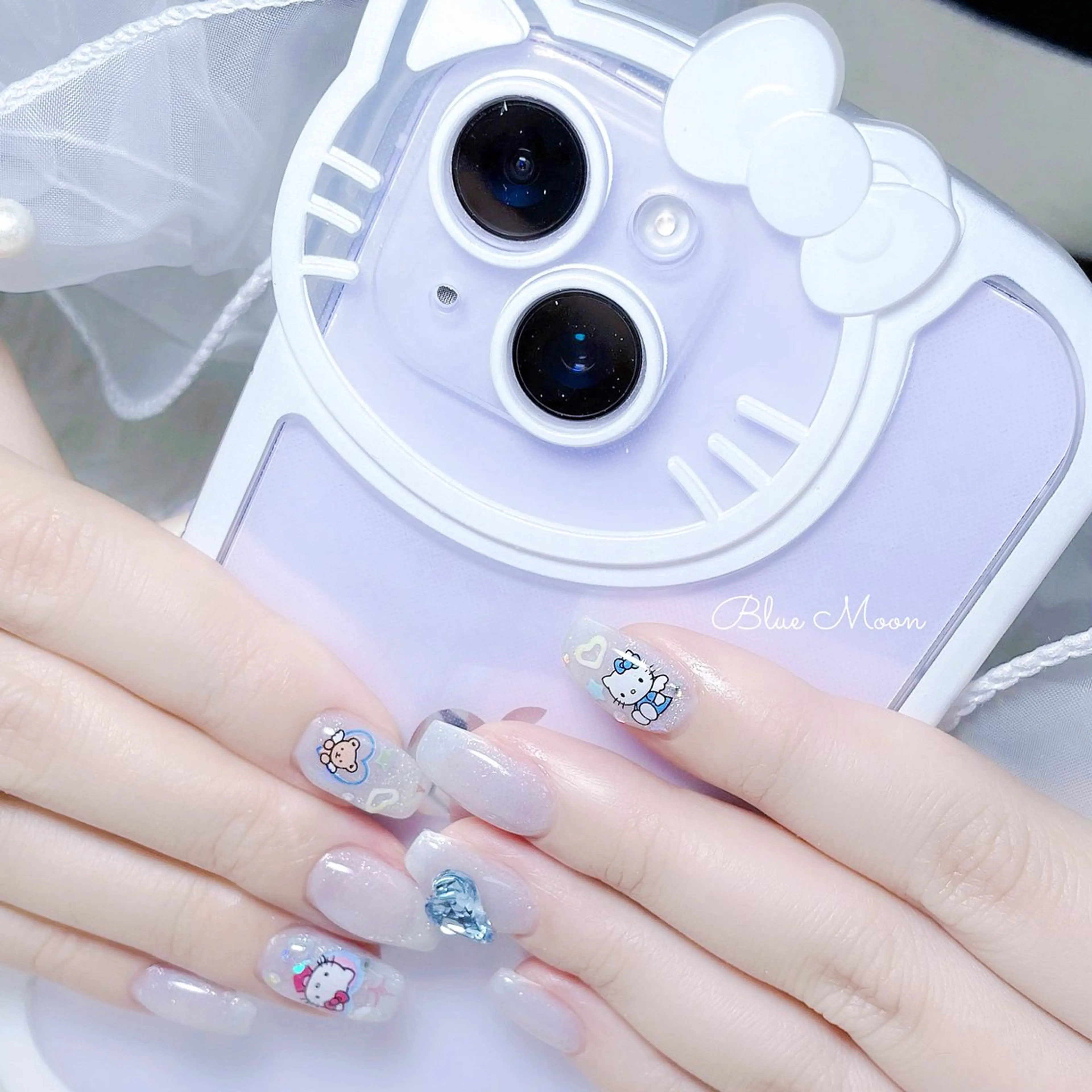 ネイル ハート ハンドネイル フットネイル ハンドケア nail salon Blue Moonのネイルデザイン