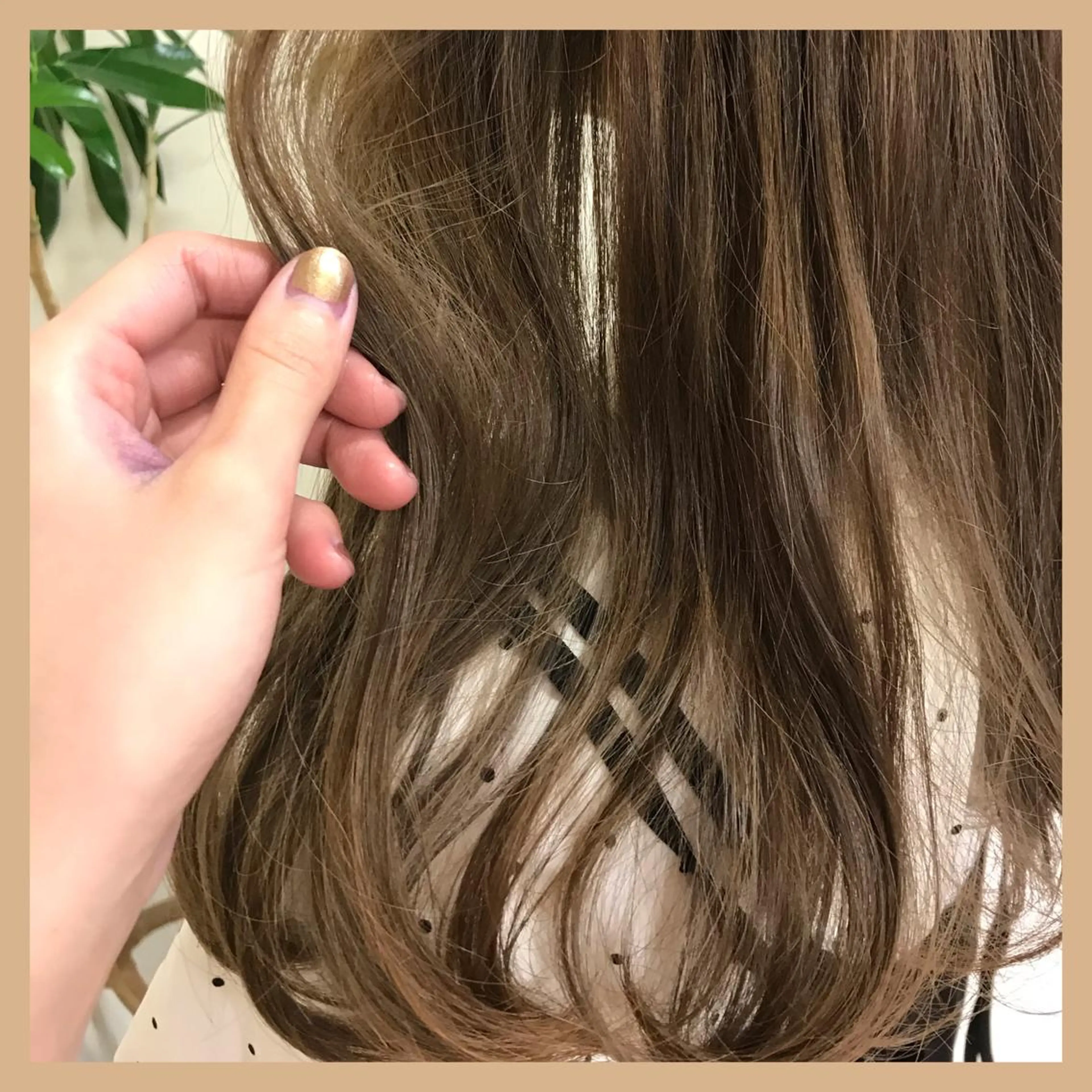 セミロング カラー カット ヘアカラー トリートメント * 透明感カラー c h i h o *のヘアスタイル