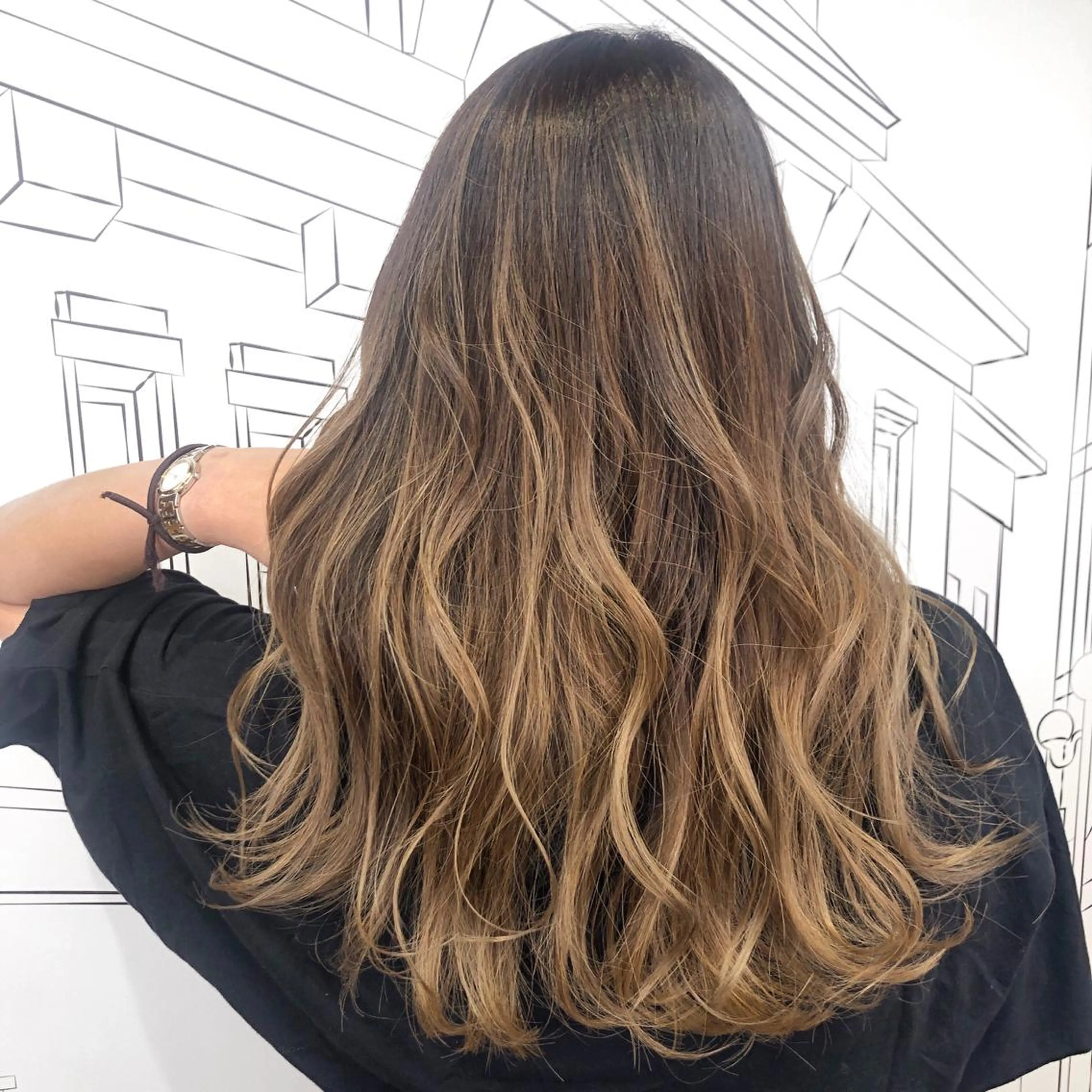 セミロング カラー TOMOKA 艶髪/透明感カラーのヘアスタイル